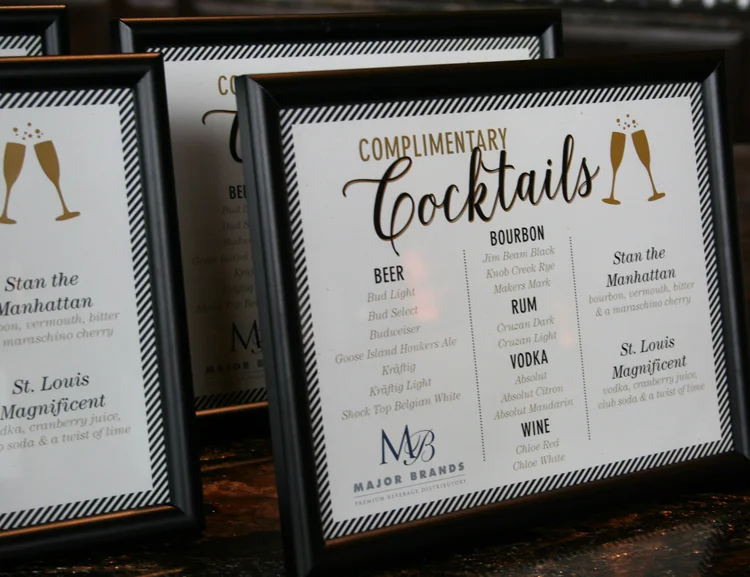 Cocktail list