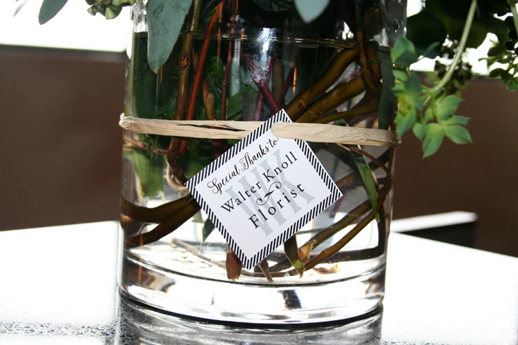 Walter Knoll Florist provided the amazing floral arrangements. 