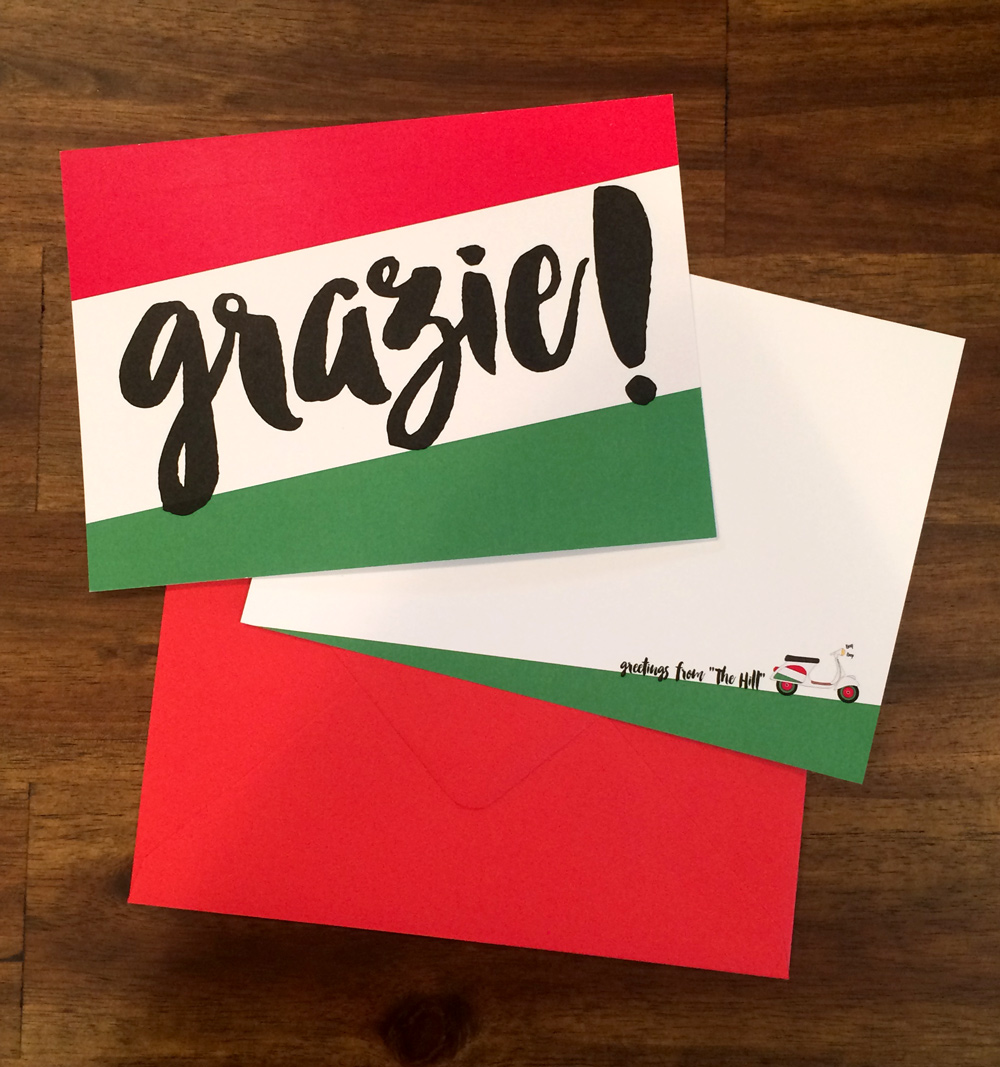 6. Grazie! from the Hill!