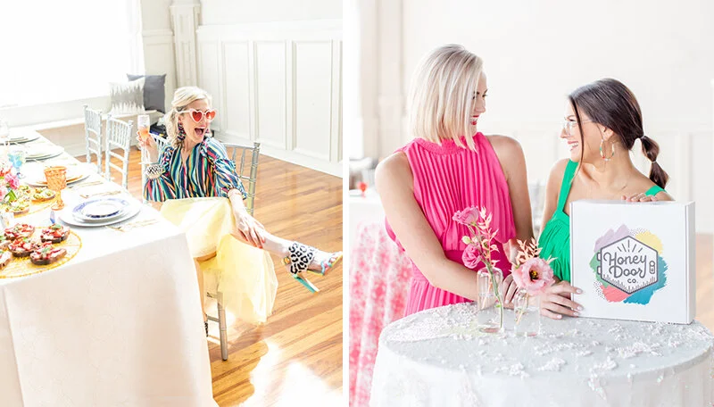 My pal Hillary was the #bossbabe that made this day happen. A big cheers to her! I also met my new friends, Honey Door Co ; and I just adore them.