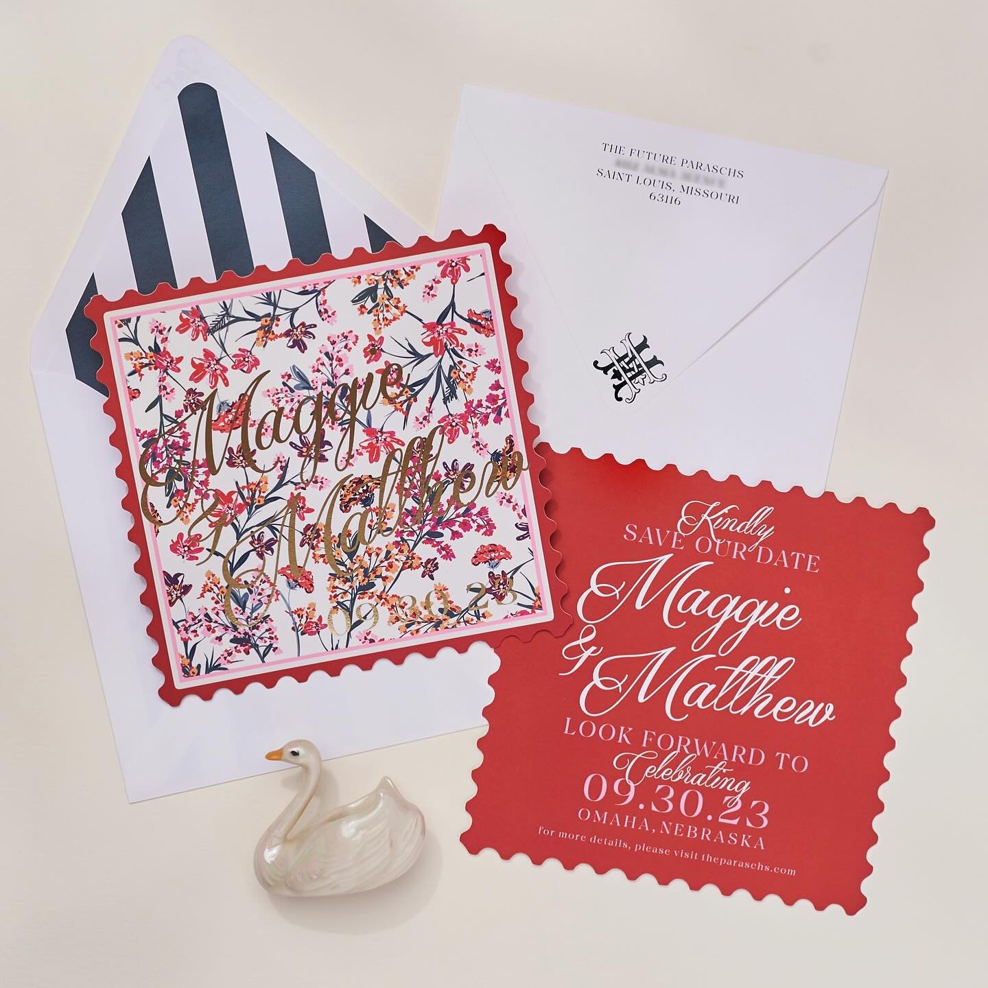 The most official love mail to ever love mail 💌
&bull;
&bull;
&bull;
How I never shared this is beyond me&hellip;.AND how was your wedding almost a year ago @maggieparasch?! 💕
&bull;
&bull;
📸 @alexandergrman_