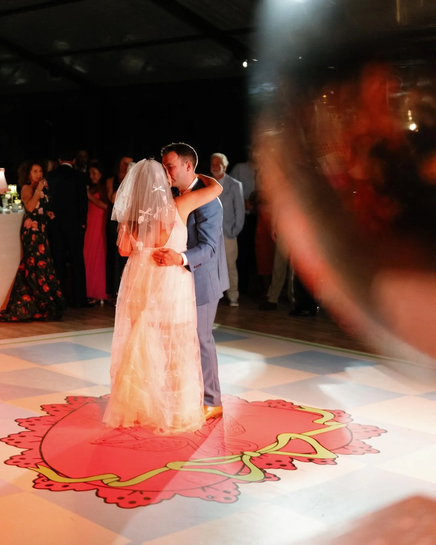 The dance floor of all dance floors. 💃🏻🦩🕺🏾
&bull;
&bull;
&bull;
It&rsquo;s no surprise that Abbey and Jimmy had an epic dance floor. They both had ideas of what they wanted and it was my job to mesh the two together. Jimmy wanted checkerboard an