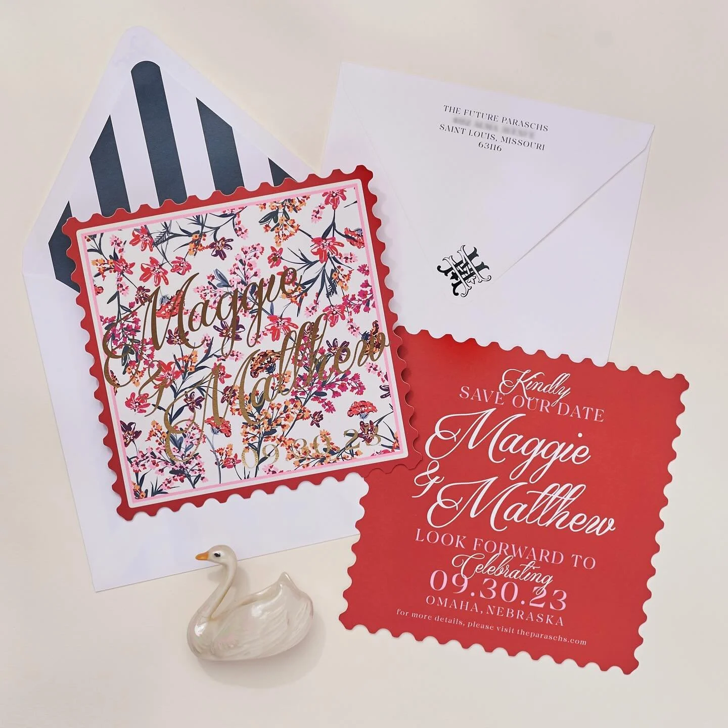 The most official love mail to ever love mail 💌
&bull;
&bull;
&bull;
How I never shared this is beyond me&hellip;.AND how was your wedding almost a year ago @maggieparasch?! 💕
&bull;
&bull;
📸 @alexandergrman_