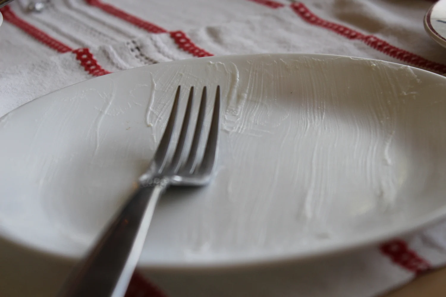 and the plates were licked clean ...