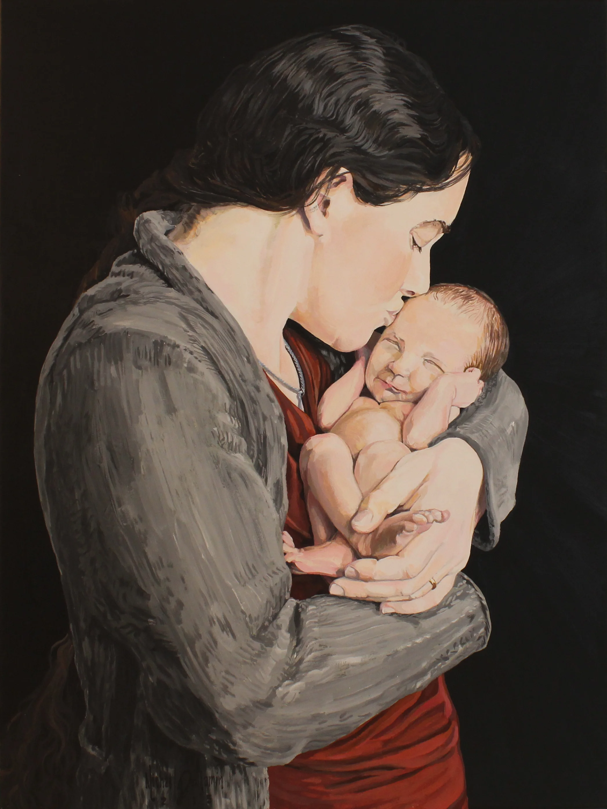 Mother and Son Portrait Commission