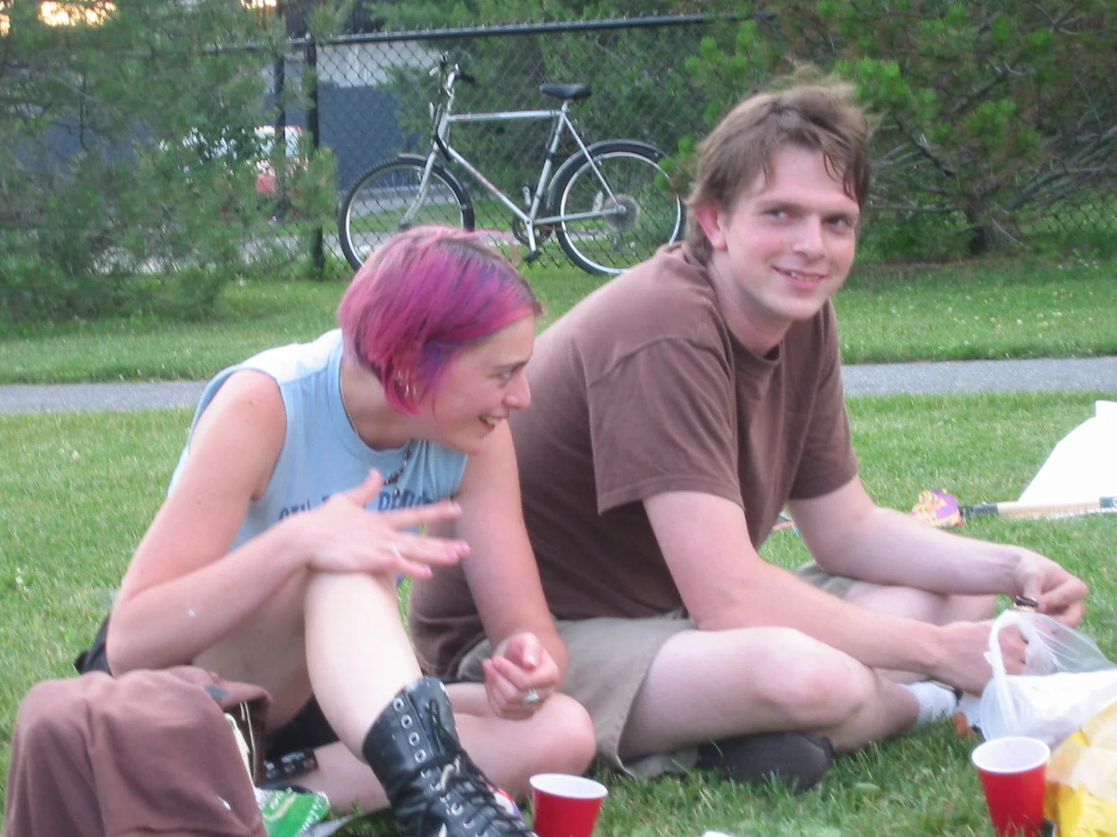 Lexie and Aran, summer of 2008