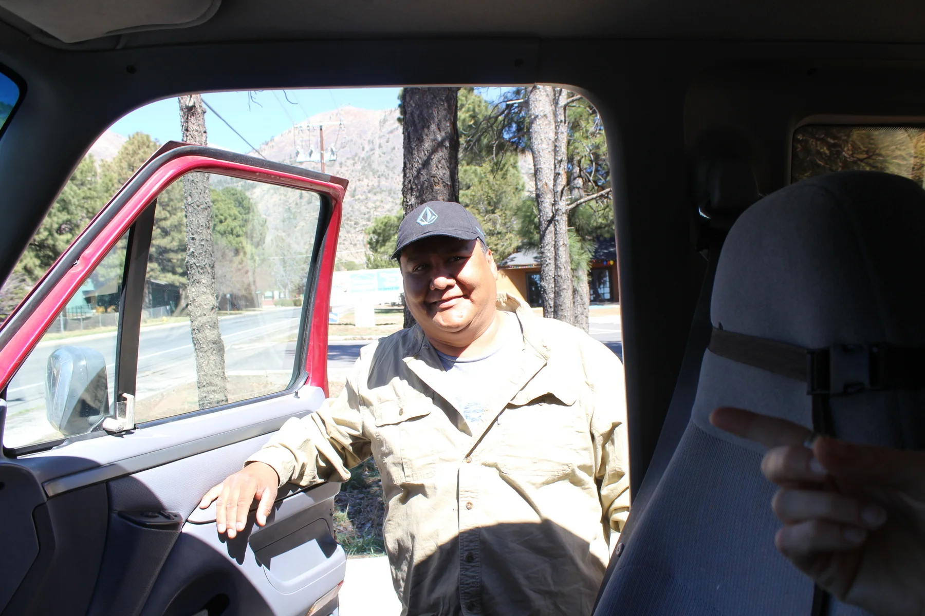 Blake hitchhiked with us from Tuba City, Navajo Nation to Flagstaff.
