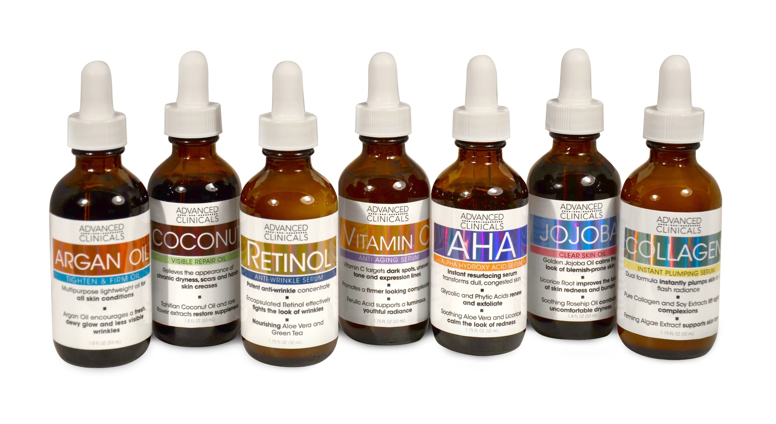 Learn more about each serum at www.advancedclinicals.com/premium