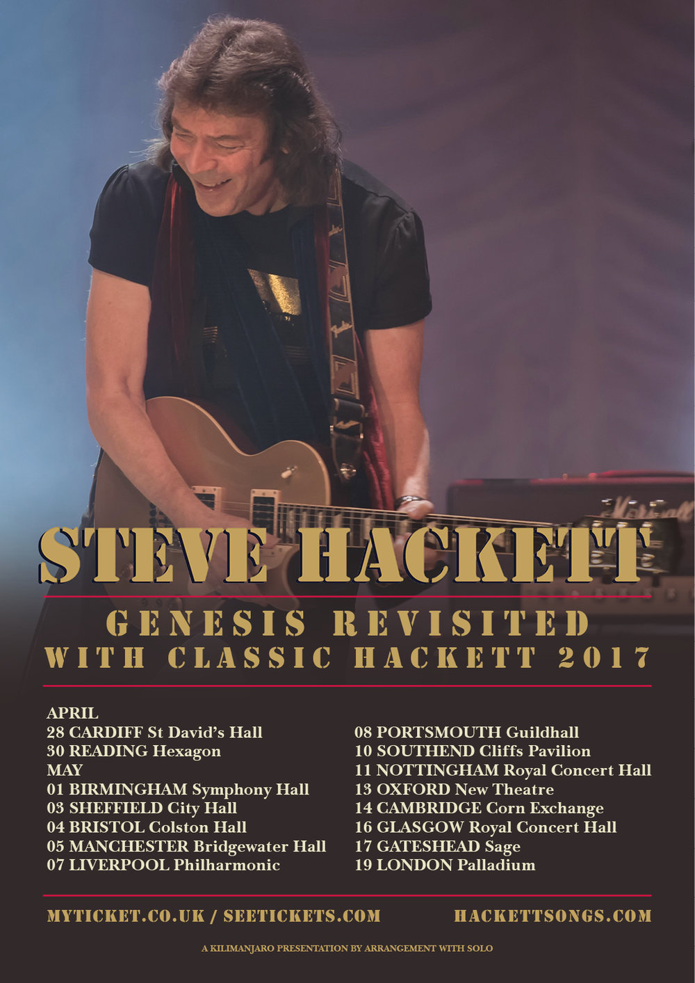 cutter currency pope Steve Hackett April 2017 Tour Dates — Red Guitar Music