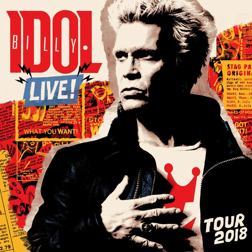 Billy Idol announces UK and European LIVE! dates