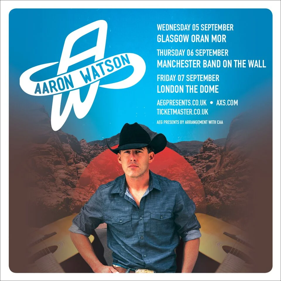 Aaron Watson returns to the UK for September shows.