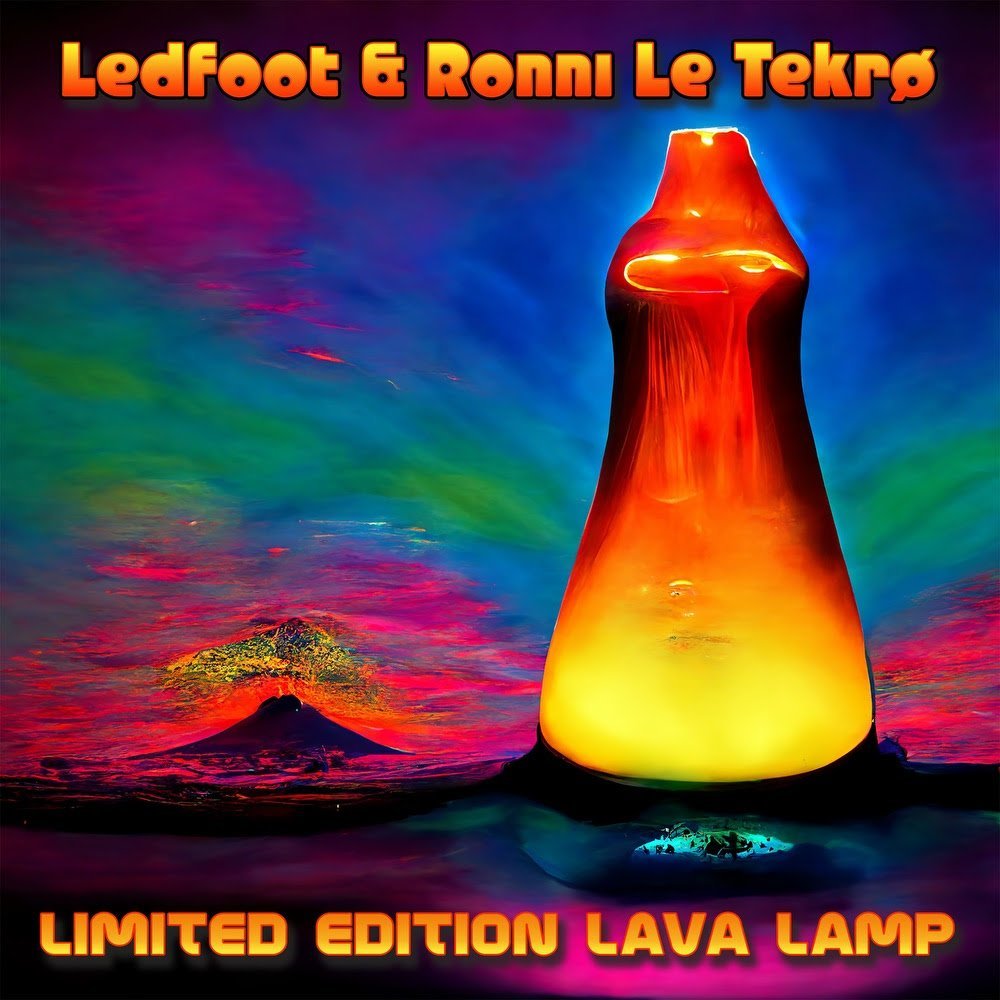 Ledfoot and Ronni Le Tekro -Limited Edition Lava Lamp