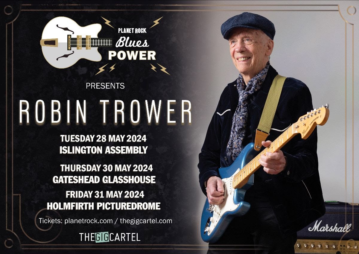 Robin Trower announces May 2024 UK dates