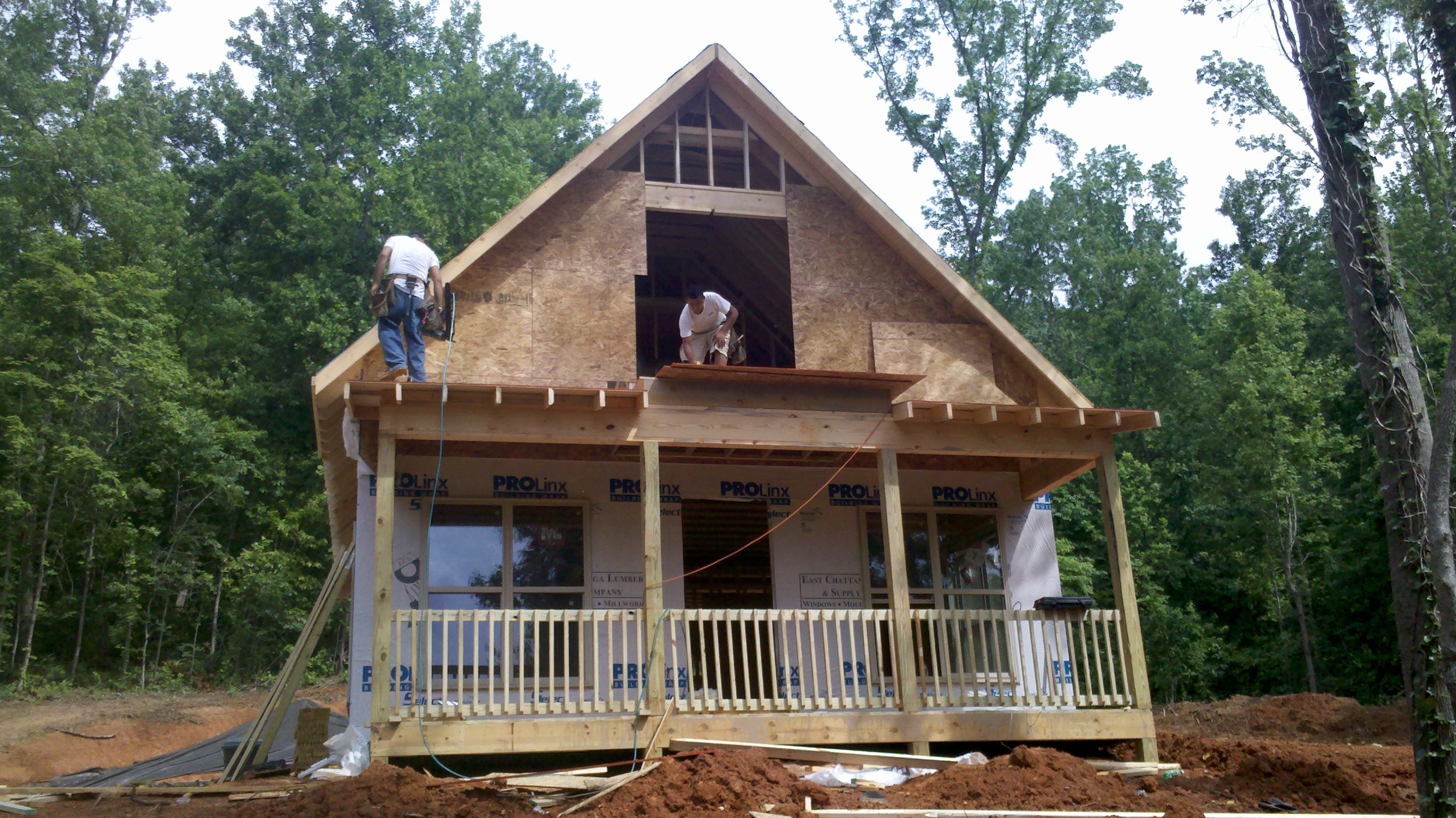 New Home Construction on Garden Road in Chattanooga, TN.