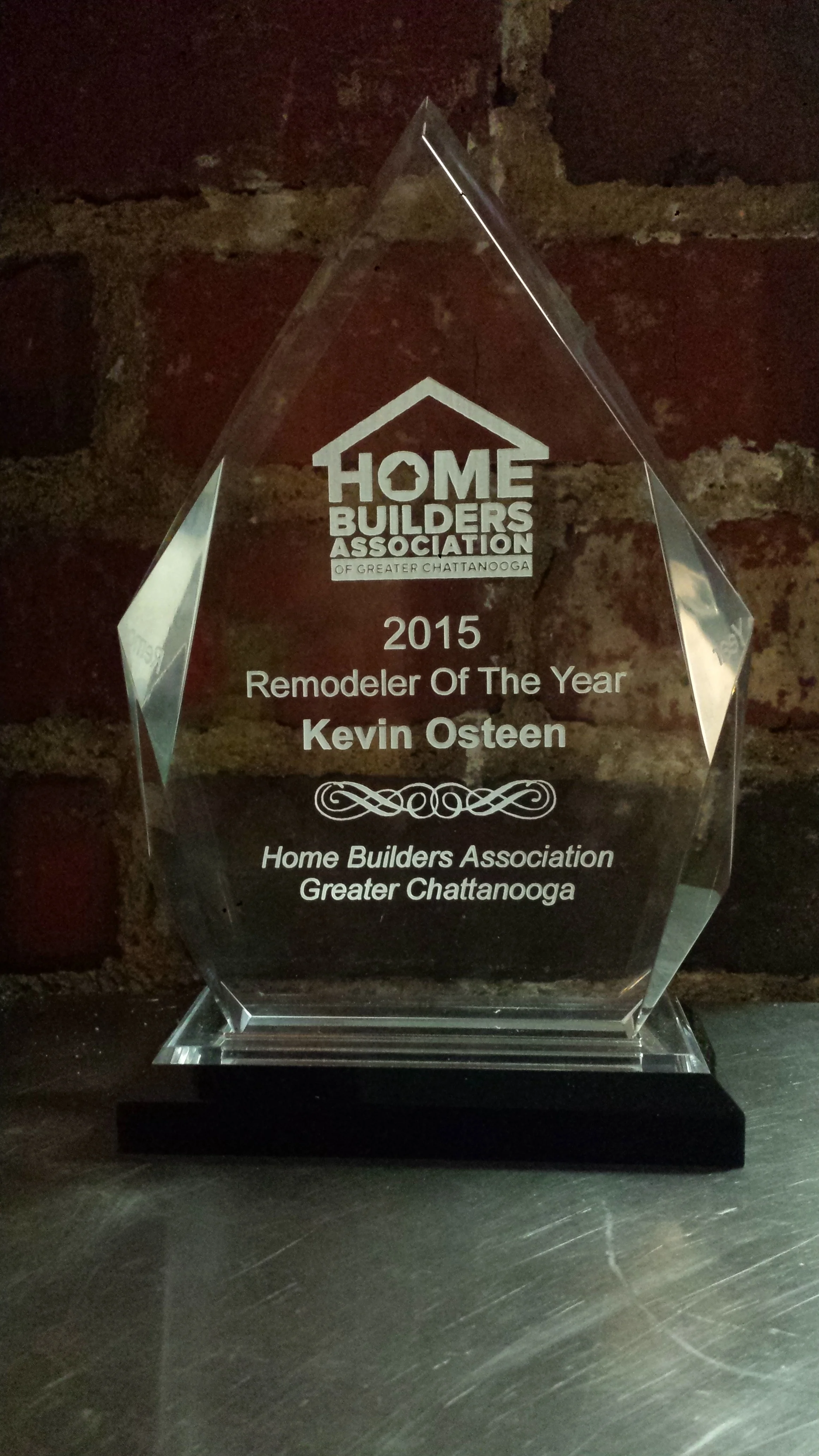 Chattanooga Homebuilders 2015 Remodeler of the Year
