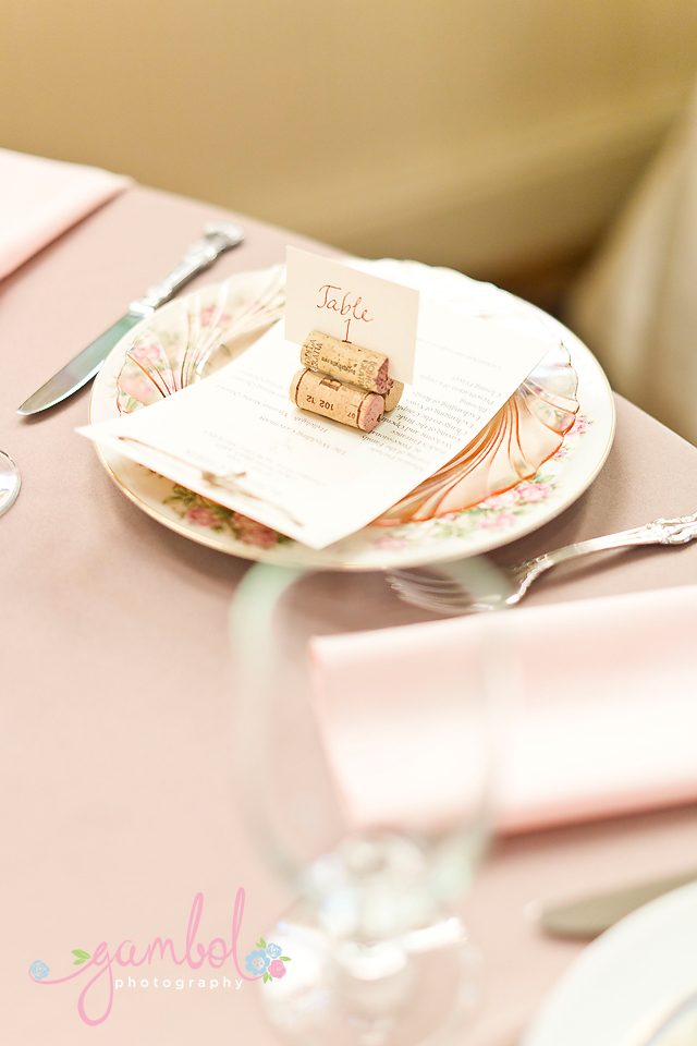 Vintage pink china and Depression Glass plates