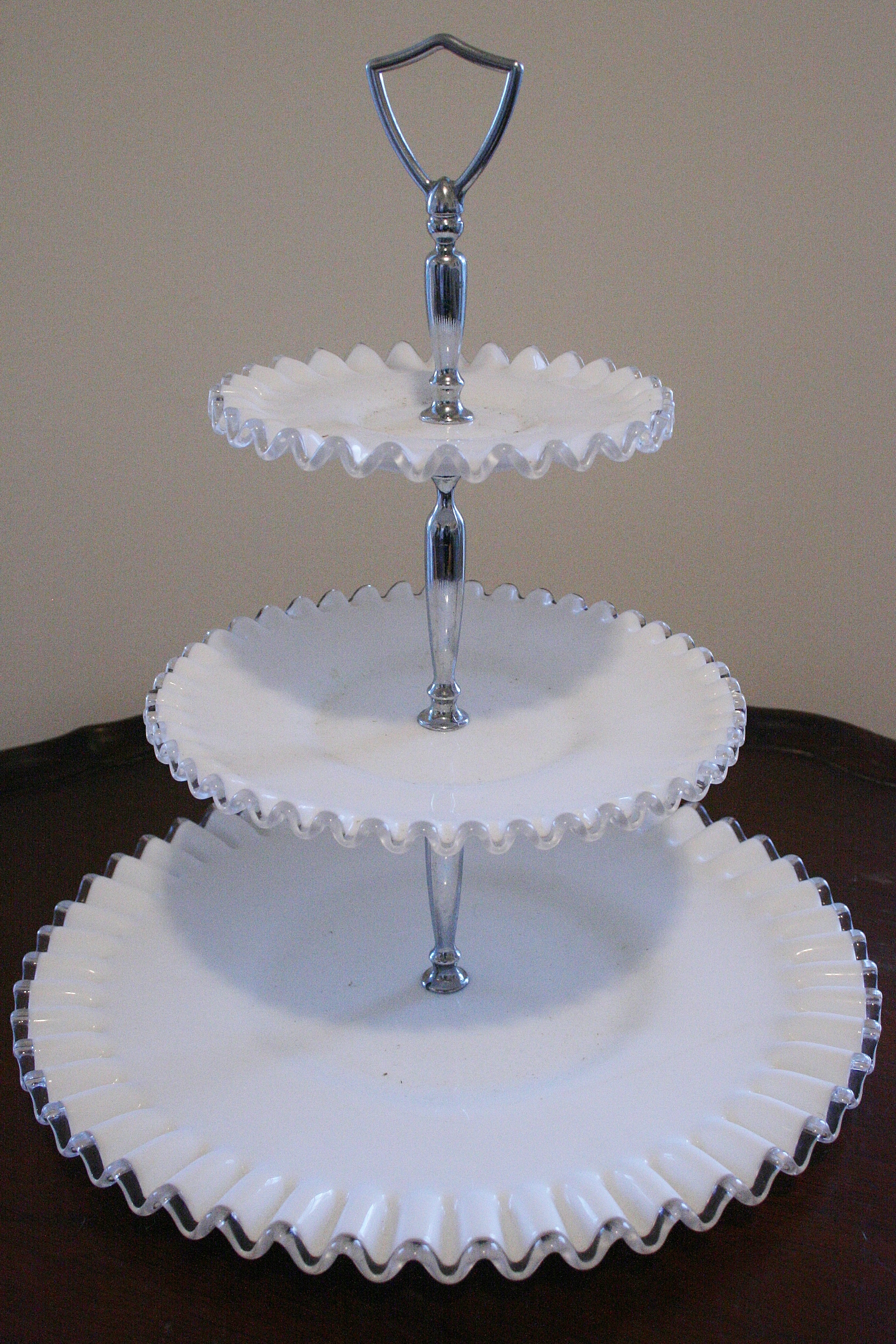 3 Tiered Fenton Food Display