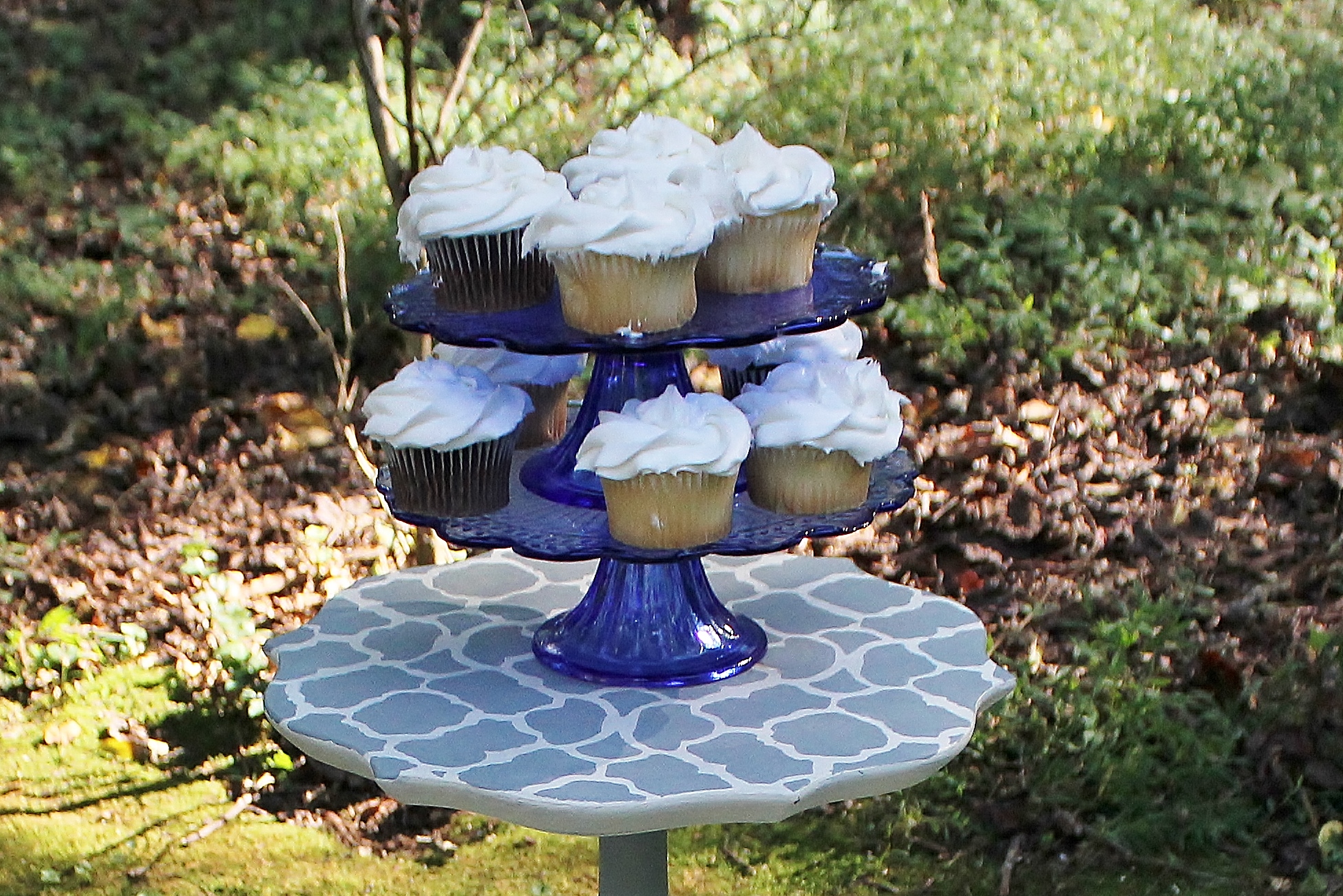 Depression Glass Cake Stands Several Sizes and Colors Available
