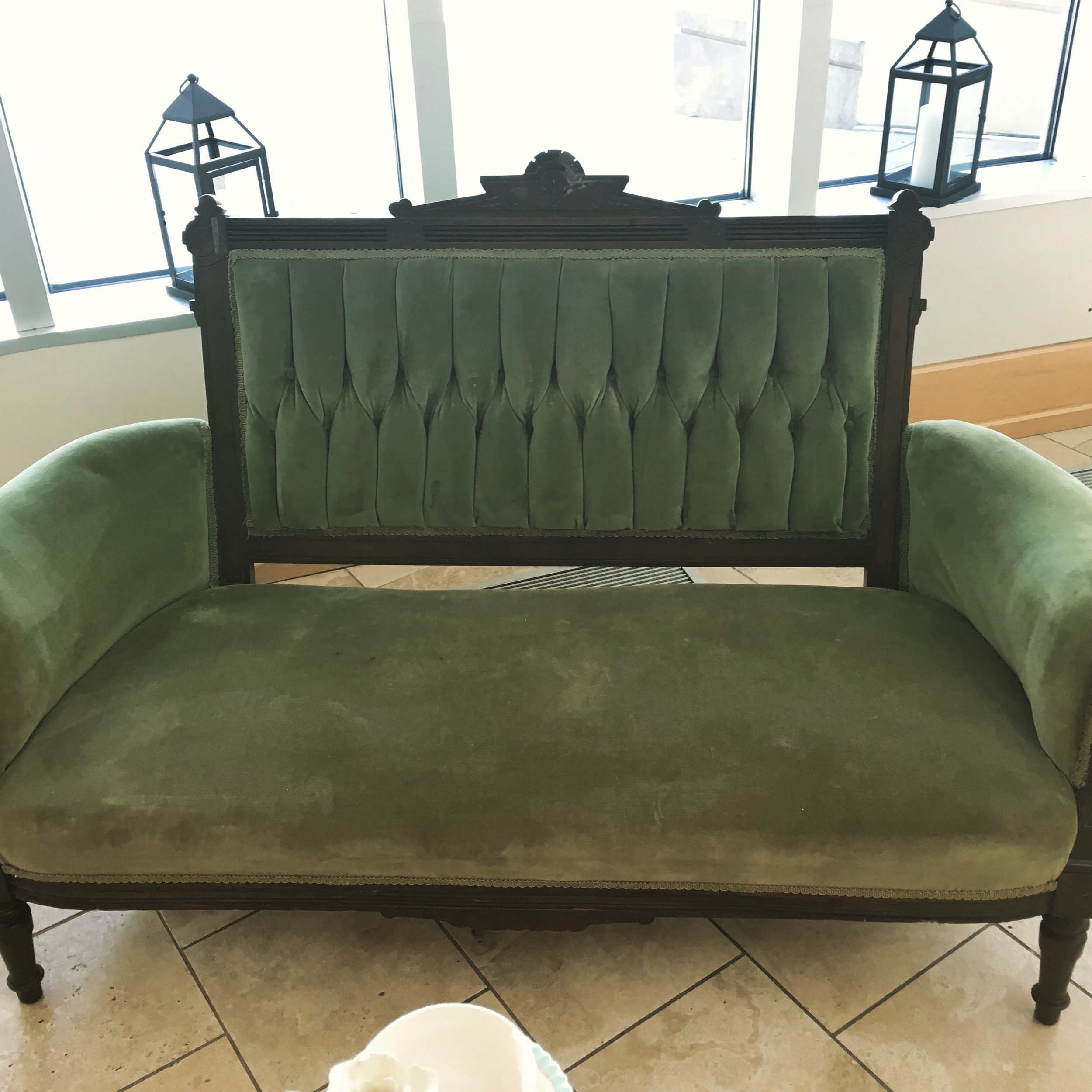 Green Victorian Sofa