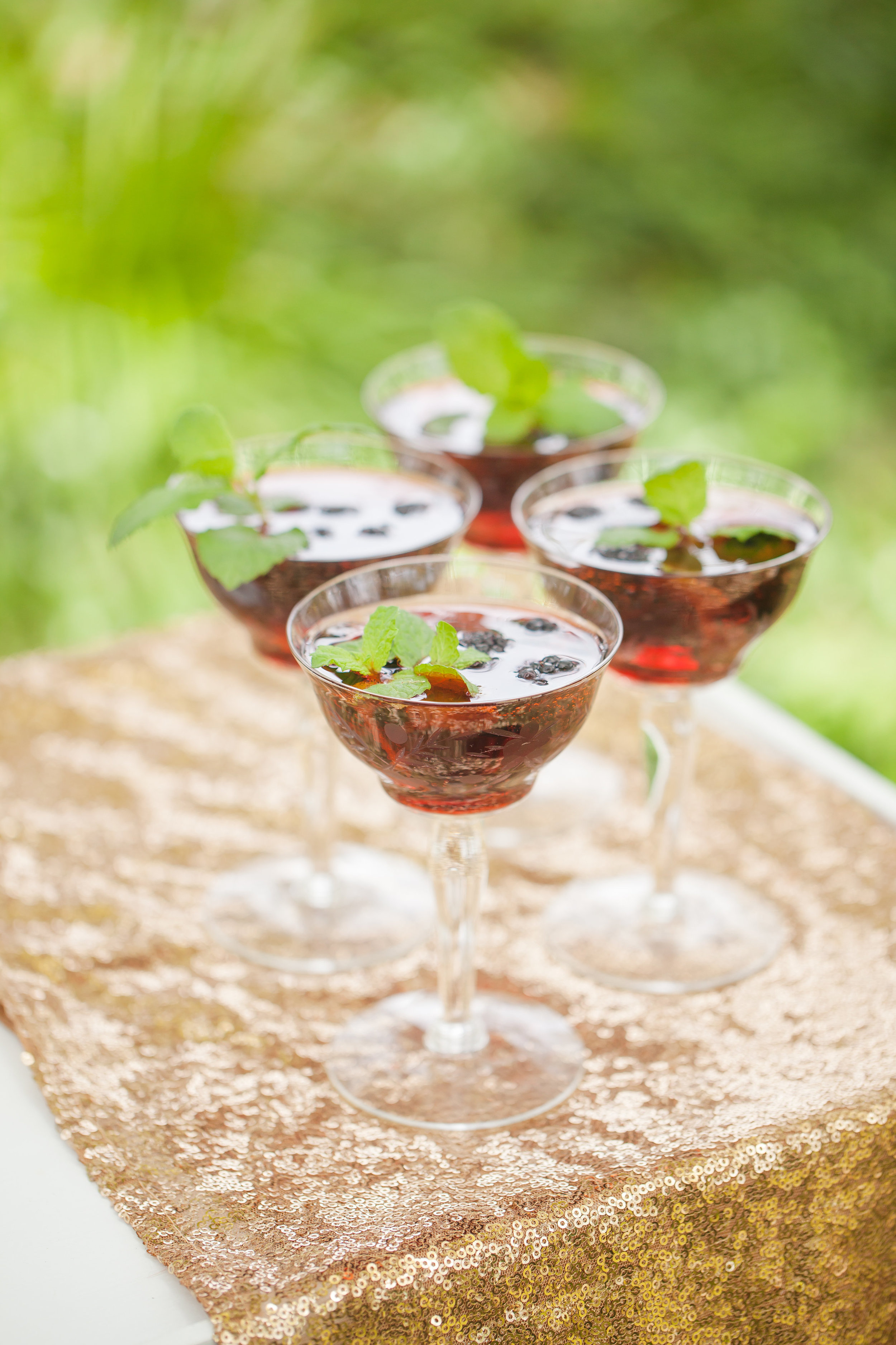 Champagne Coupes - Photo by Casey Hendrickson
