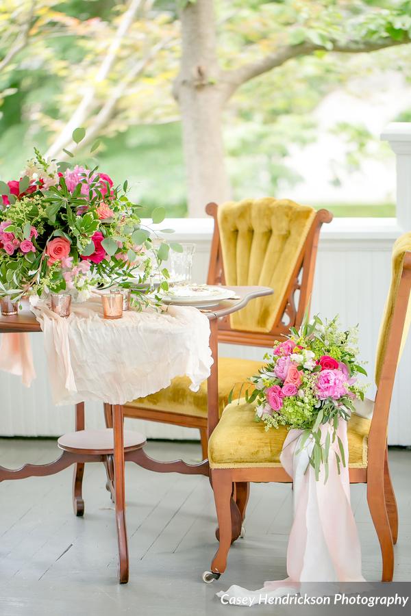 Gold Fan Chairs (2)