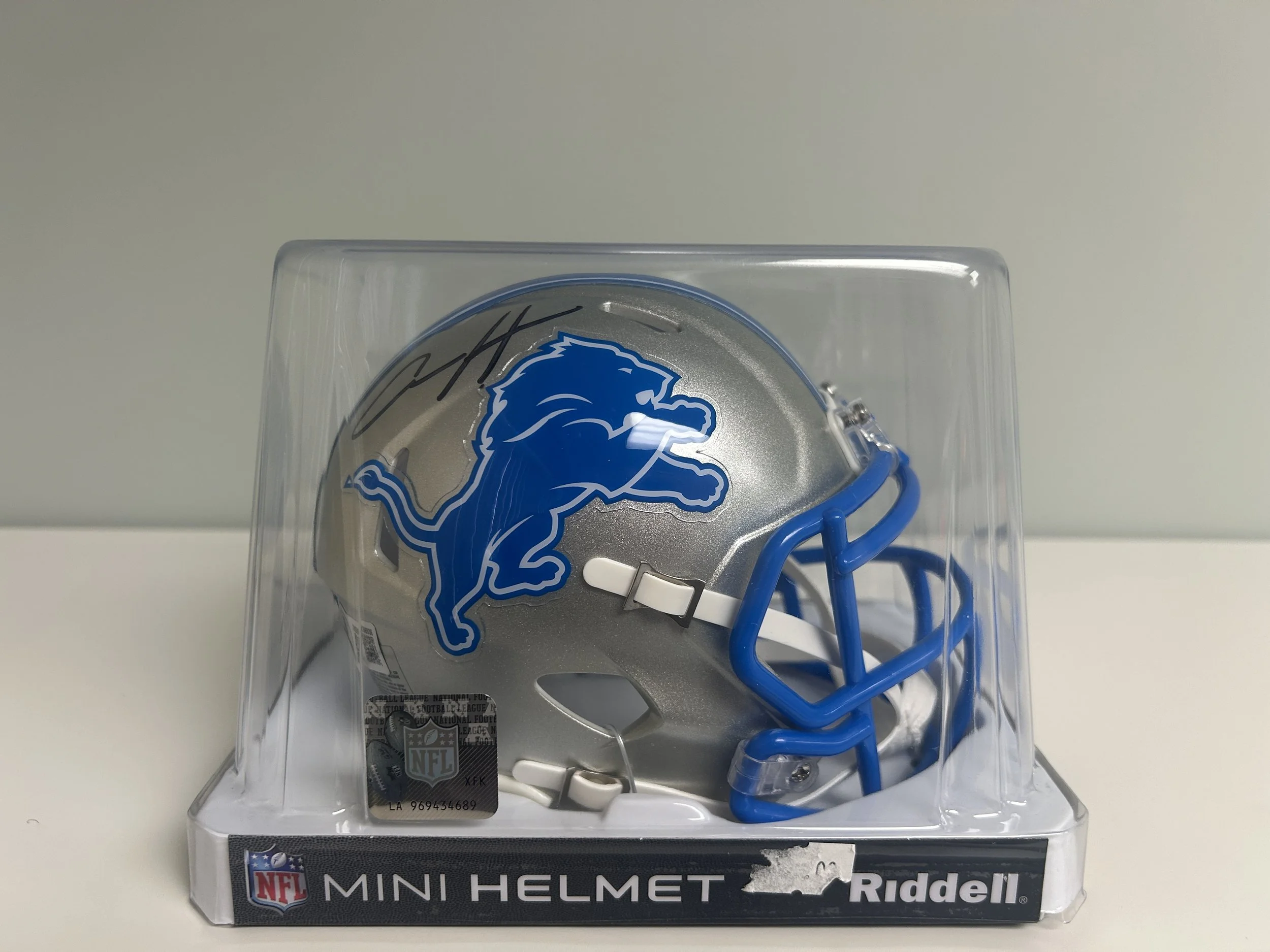 Autographed Mini Helmet