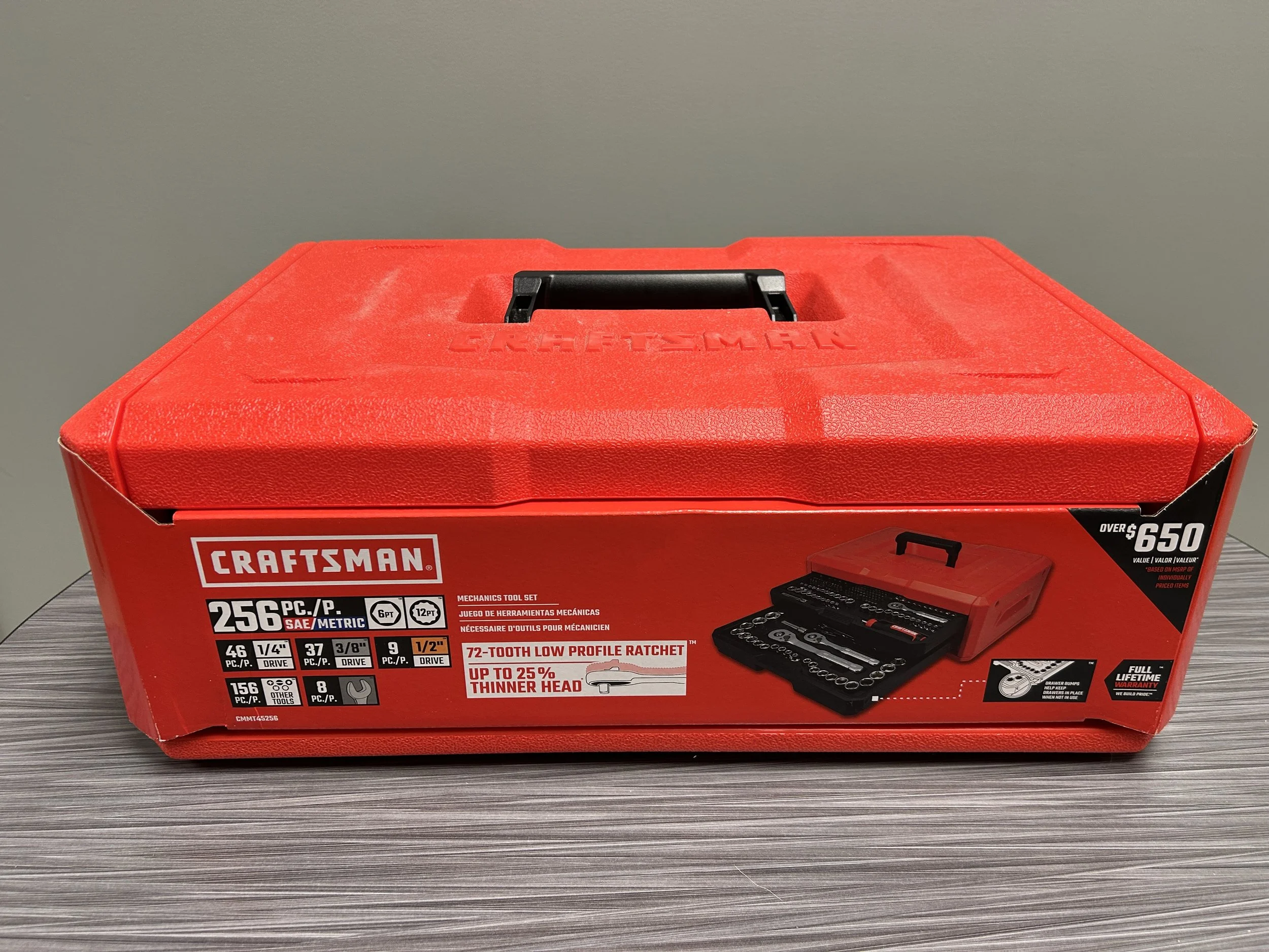 Craftsman 256Pc Mechanics Tool Set