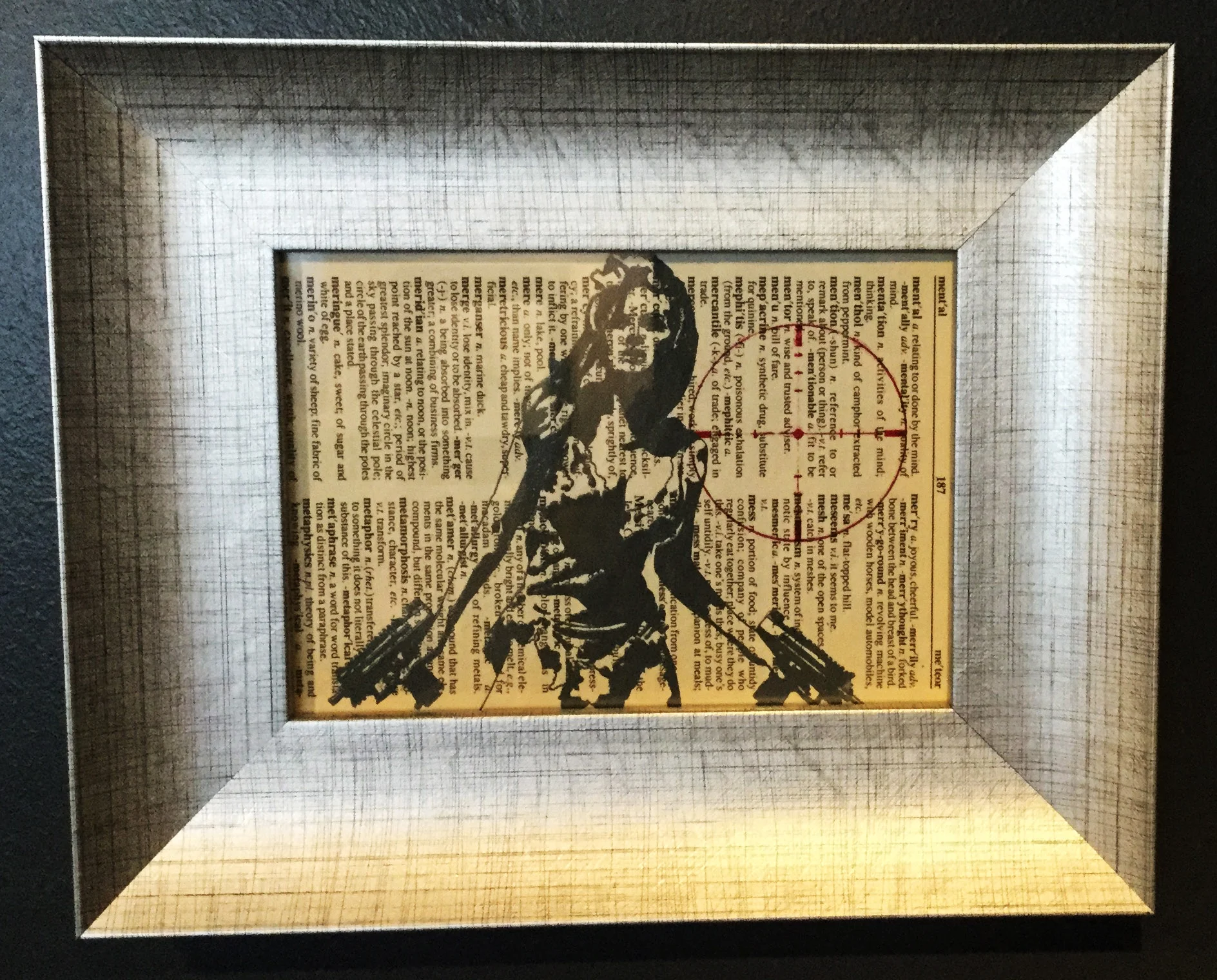 Loana Framed Print/Dictionary $50