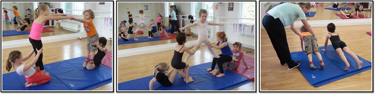 Acro Gymnastics with Heather Beech.