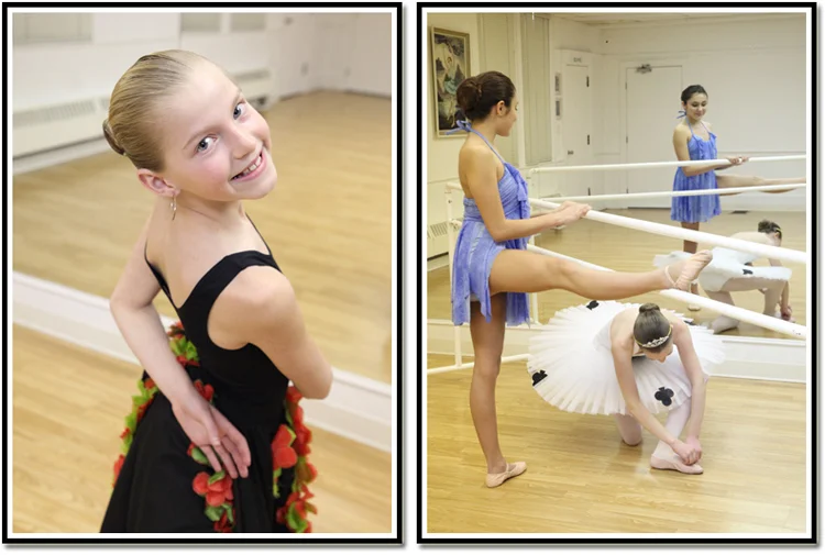 Right: Maia Zakkall (Spanish). Left: Justice Aspinall (Contemporary) & Chantalle Anderson (Ballet)