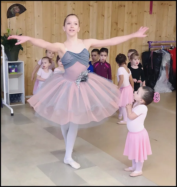 After Megan’s performance for the Ballerinis & Dance Movement Class. (Classical Ballet Solo)
