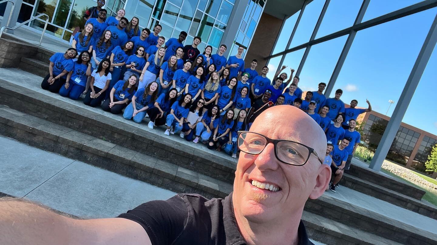 Had a practice freshman group photo with the  international TCK &amp; MK incoming freshman students.  @cu_miso @cedarville  Saturdays freshman group shot will be very interesting!!.