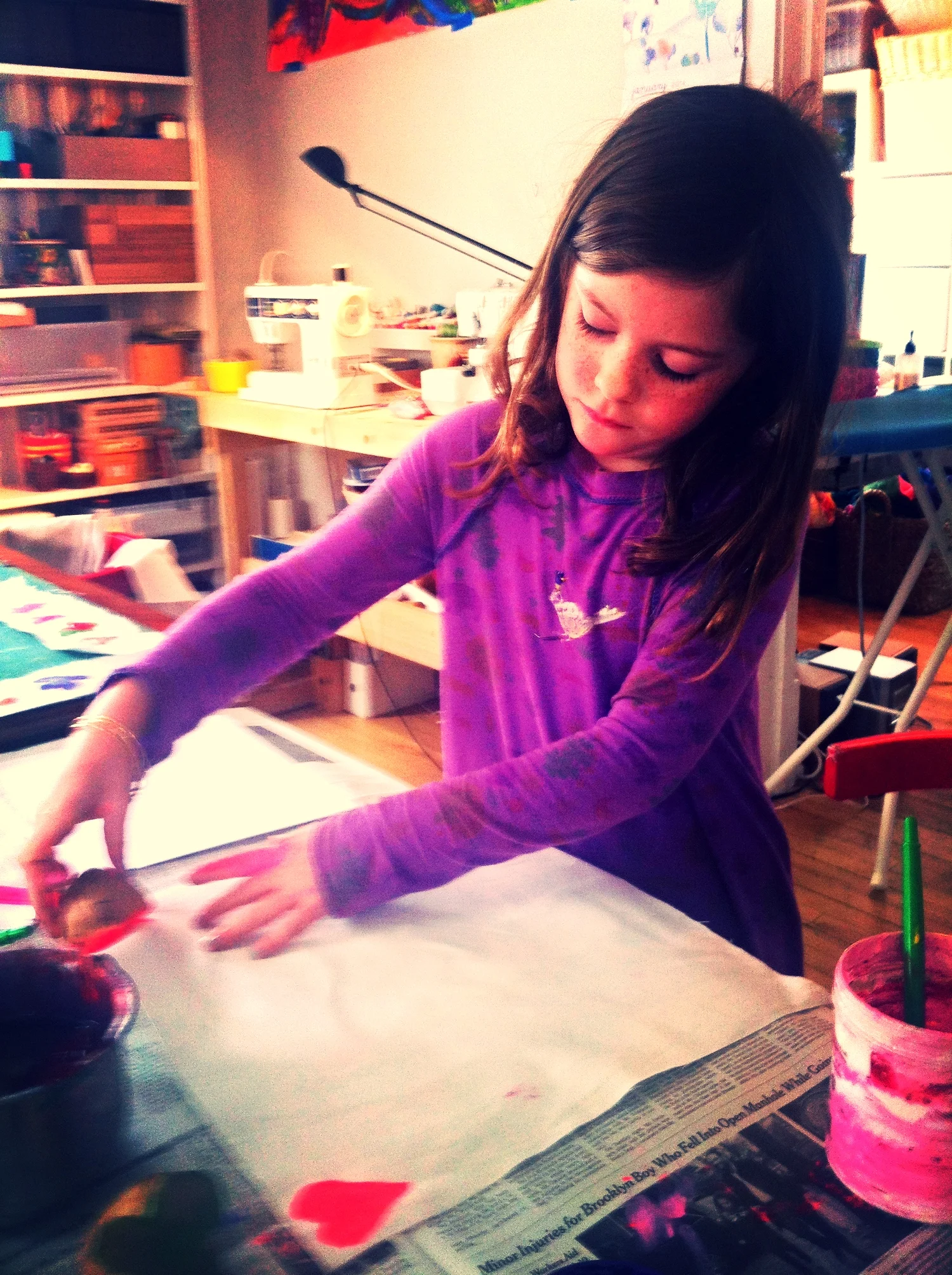 Collaborative Art Pillow Design
