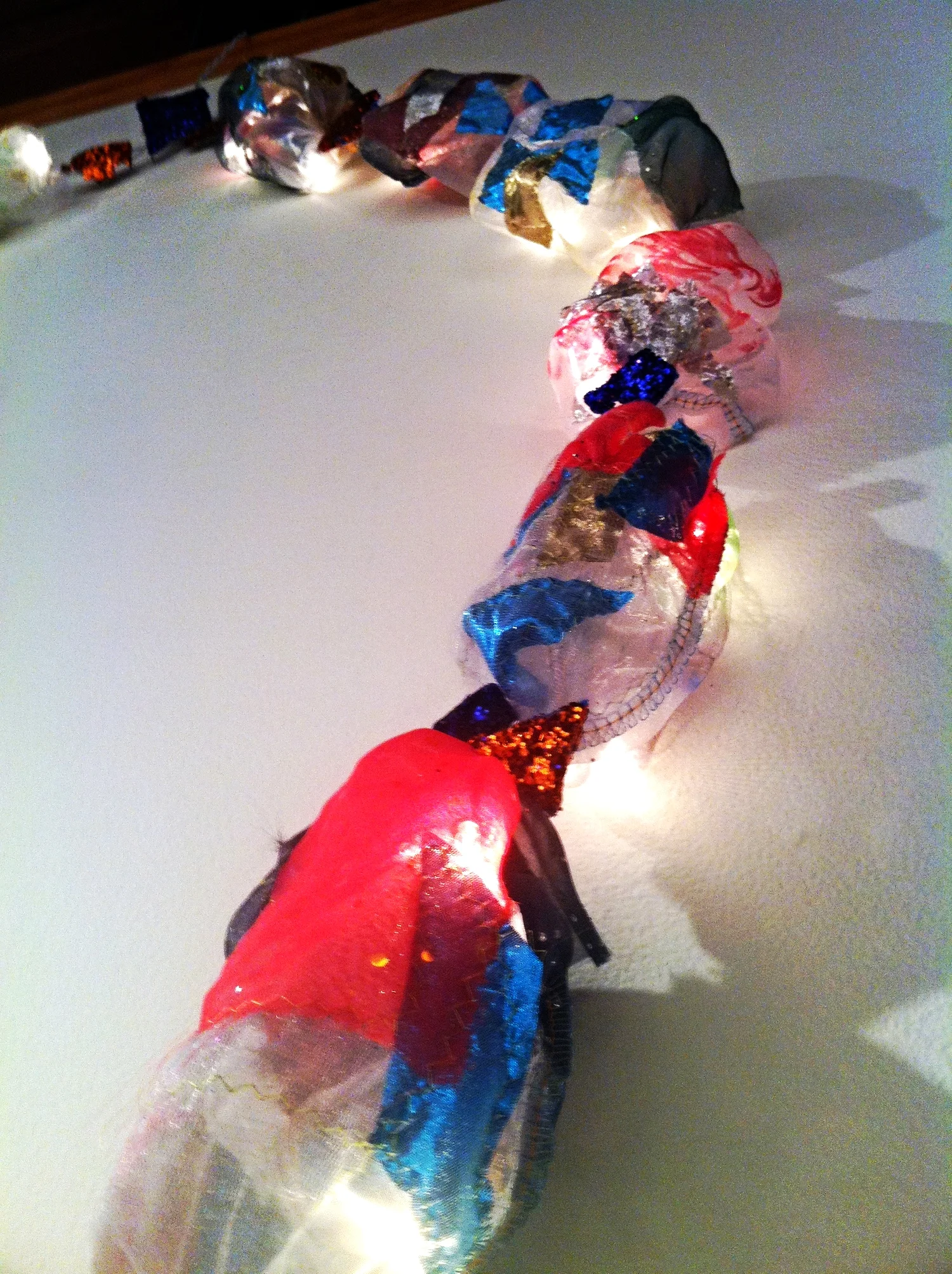 Pre-K Collaborative Design Lighted Necklace Sculpture