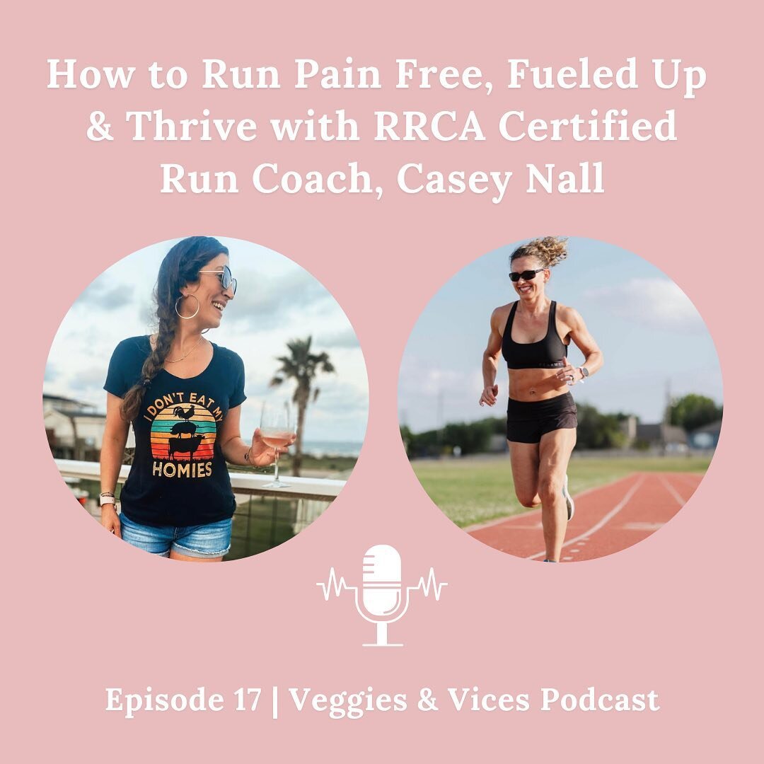 Where are all my runners or runner curious people at?! 🏃🏽&zwj;♀️🏃🏽&zwj;♀️🏃🏽&zwj;♀️

This week&rsquo;s episode is with the incredible @caseynallfitness and we are chatting about all things running related! Even sharing our own journeys with the 