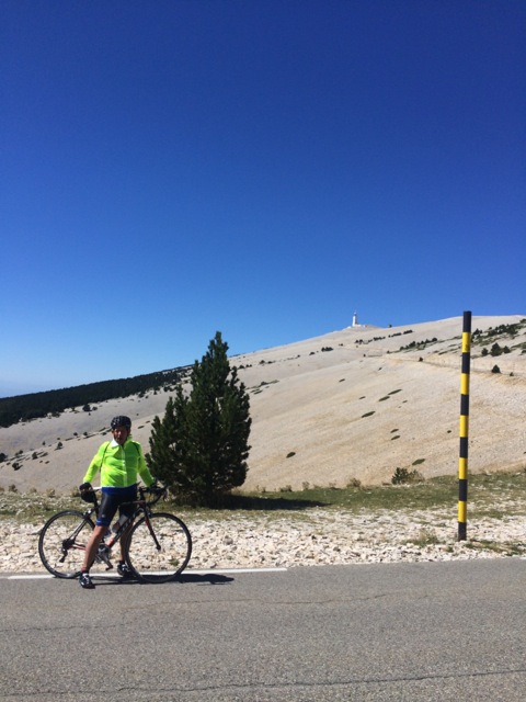 Richard 2.5 km from summit
