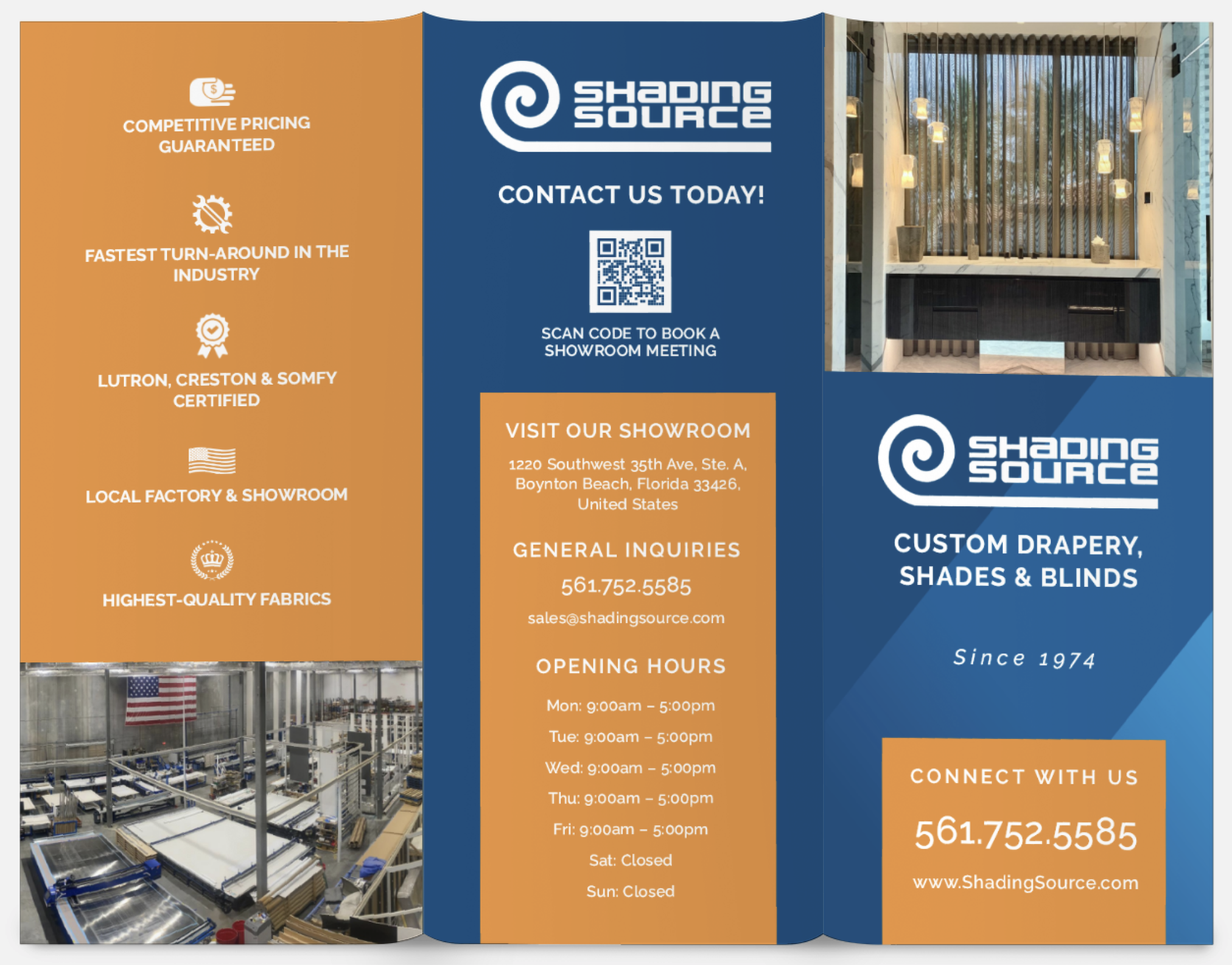 Tri-Fold Brochure: Outside