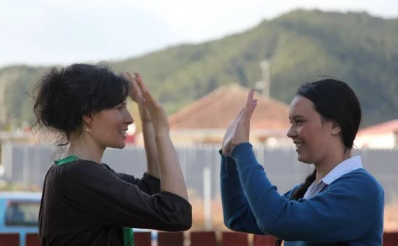 brie and jaz high five.jpg