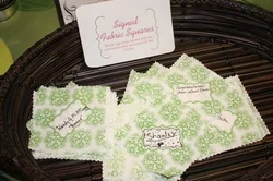 Guest can write a note to you on a pre-made quilt or quilt squares and you can put it together after the wedding! Something to snuggle up with in your living room for years to come!