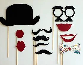 The next idea is your photobooth and as you can see, you don't necessarily need to rent a booth for it to work! There are so many types of "photobooths" you can do on your own to keep the fun and save some money!