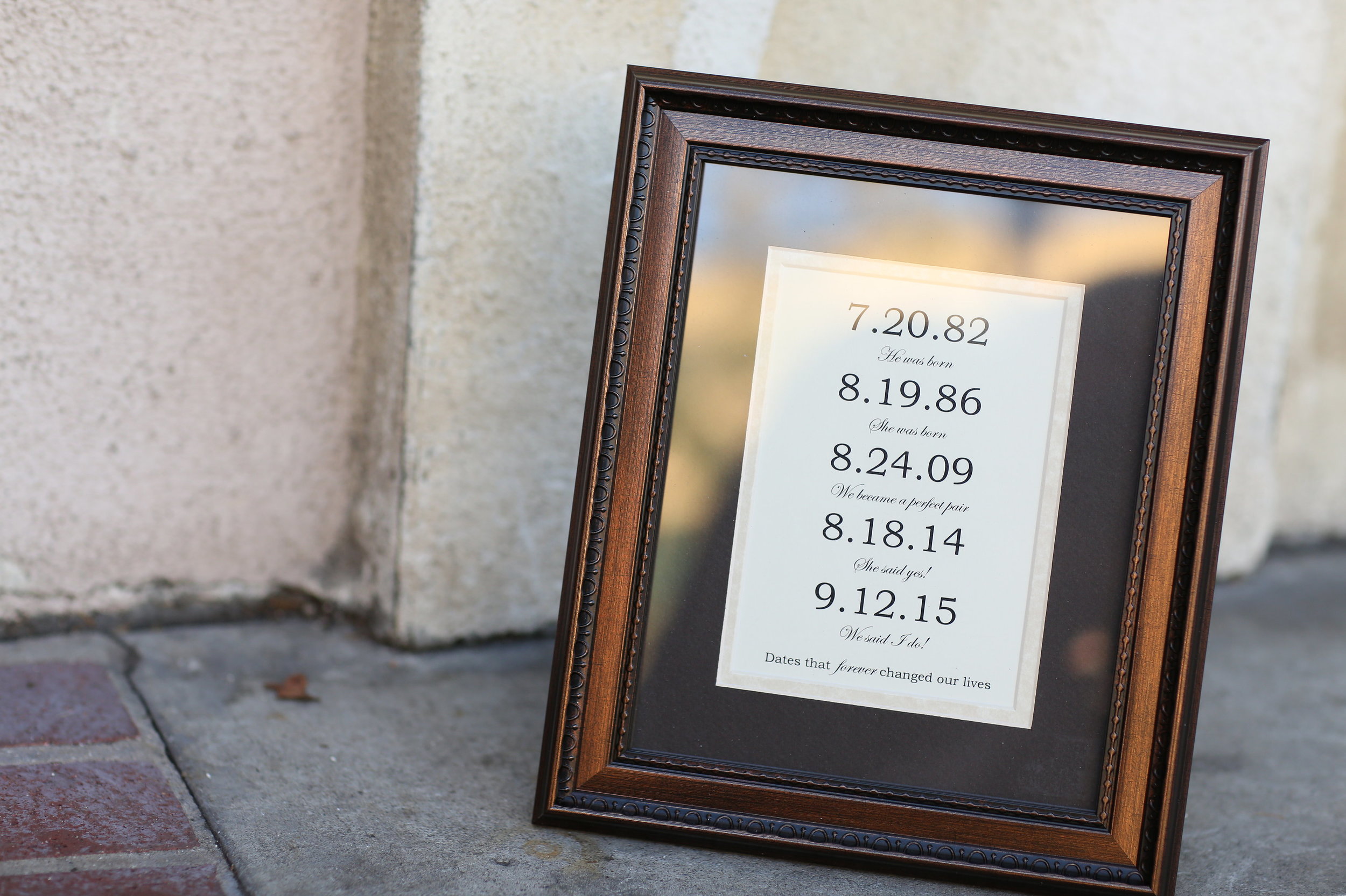 Today on The Bridal Boutique // Custom Date Art by Mrs. Why Knot