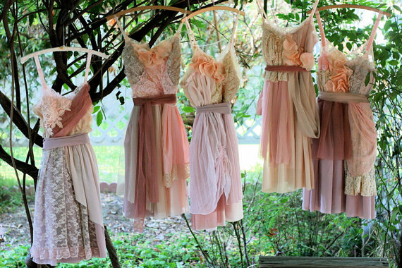 short rustic bridesmaid dresses