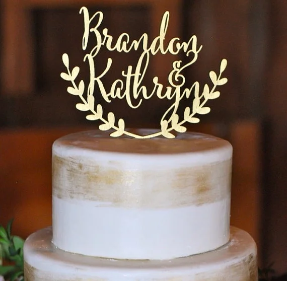 20 Laser Cut Cake Toppers — The Overwhelmed Bride // Wedding