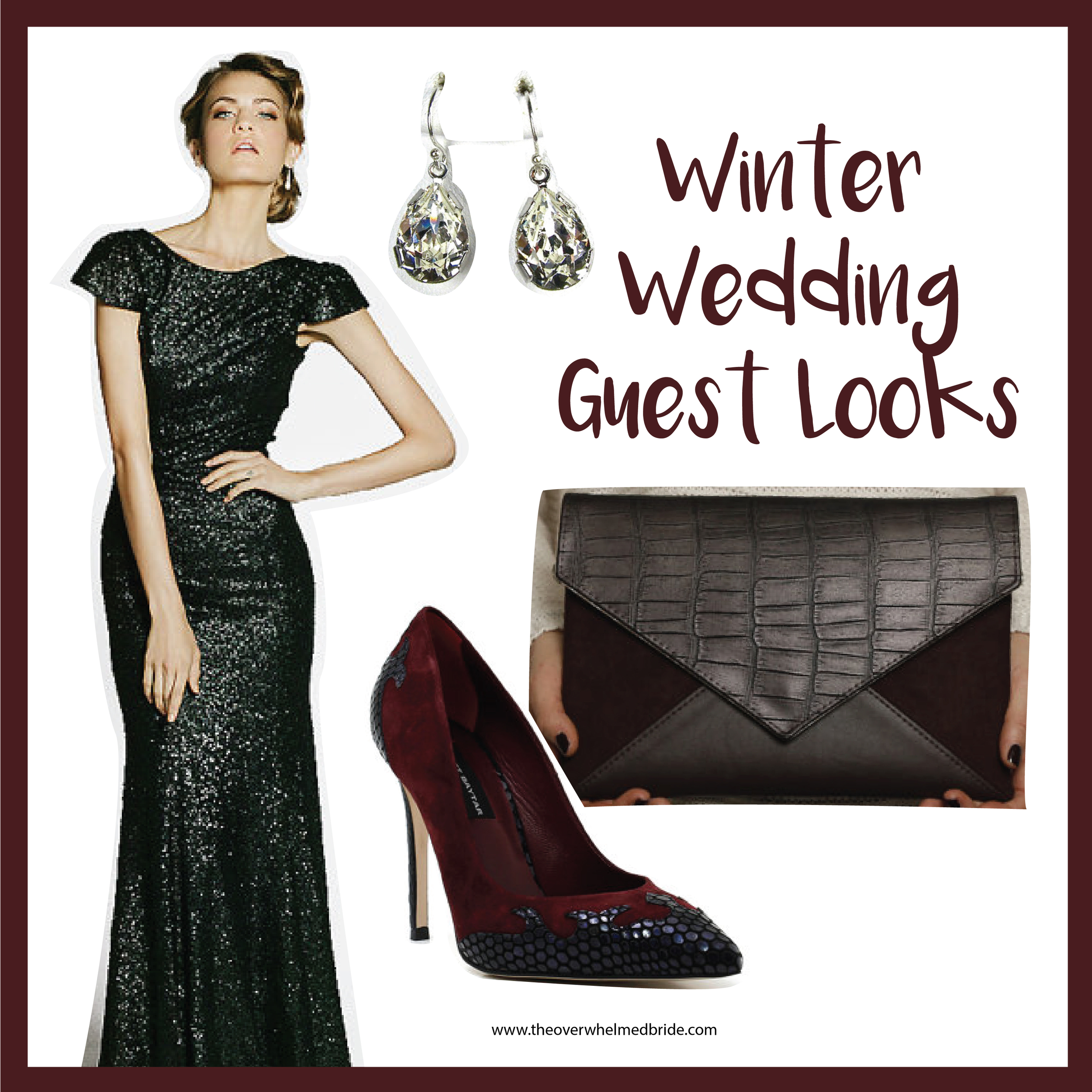 winter wedding guest trends and attire - holiday party dresses