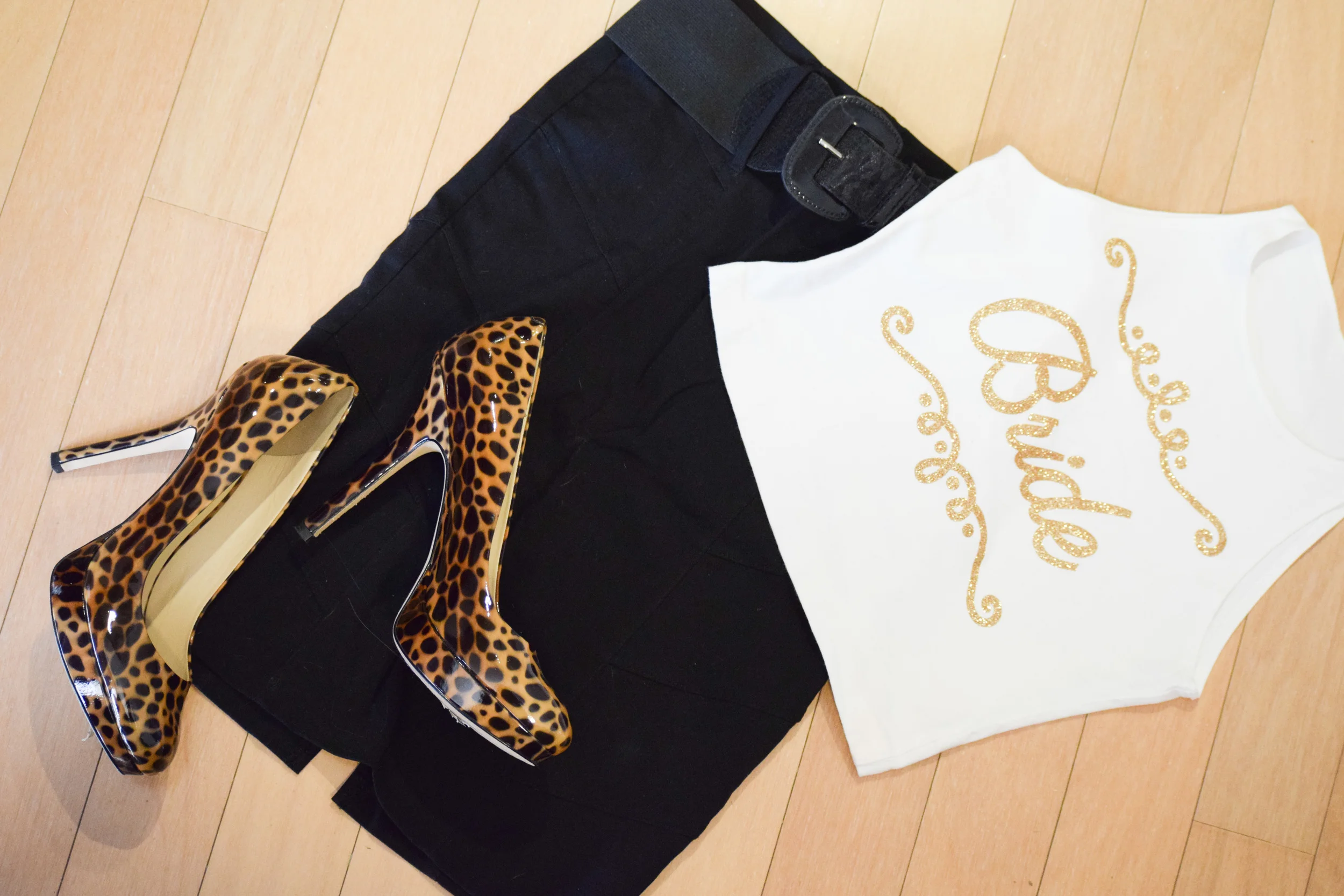 Bride Bachelorette Party Crop Top by Oooh La La Fitness