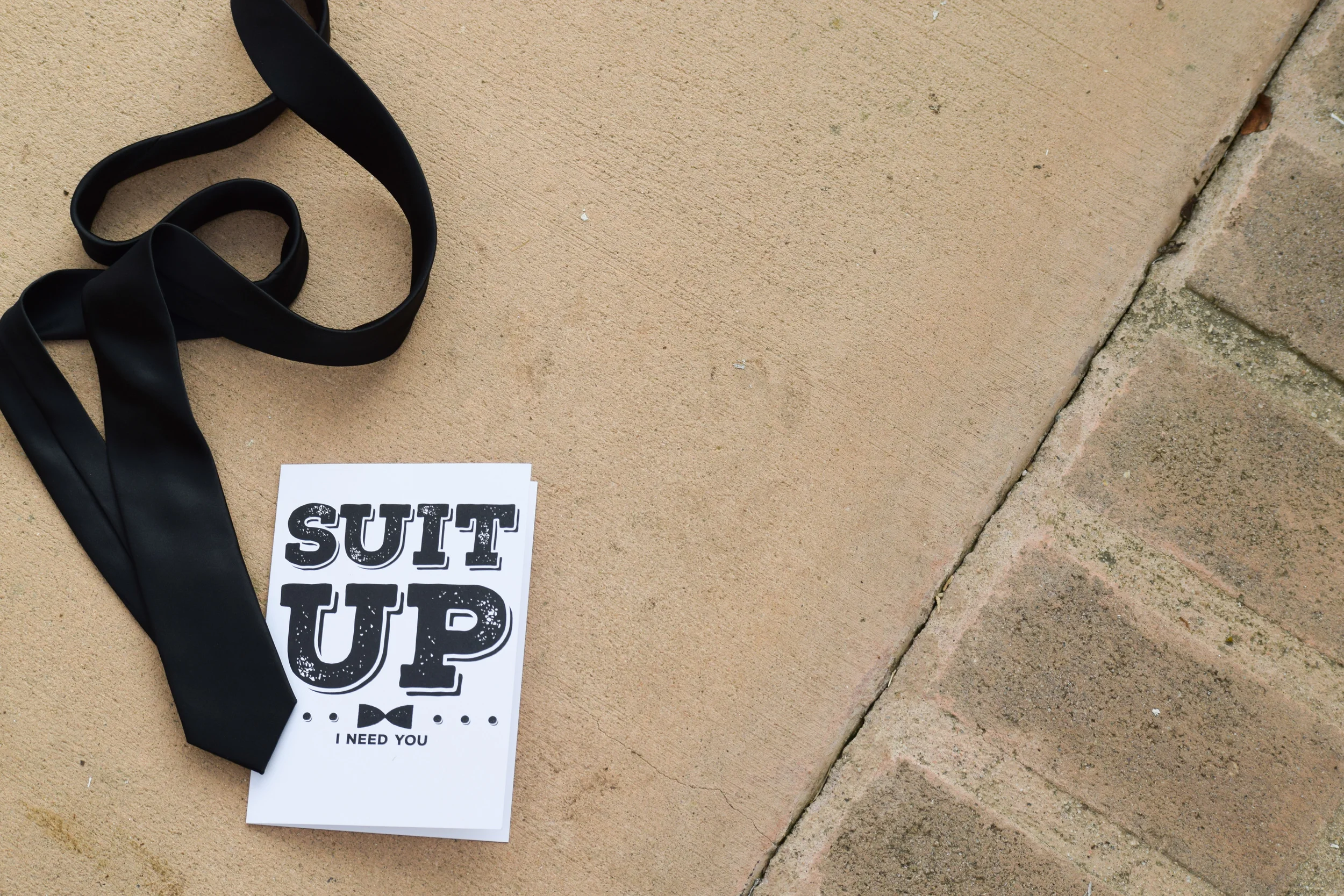 Suit Up Groomsman Proposal Card by Catch 22
