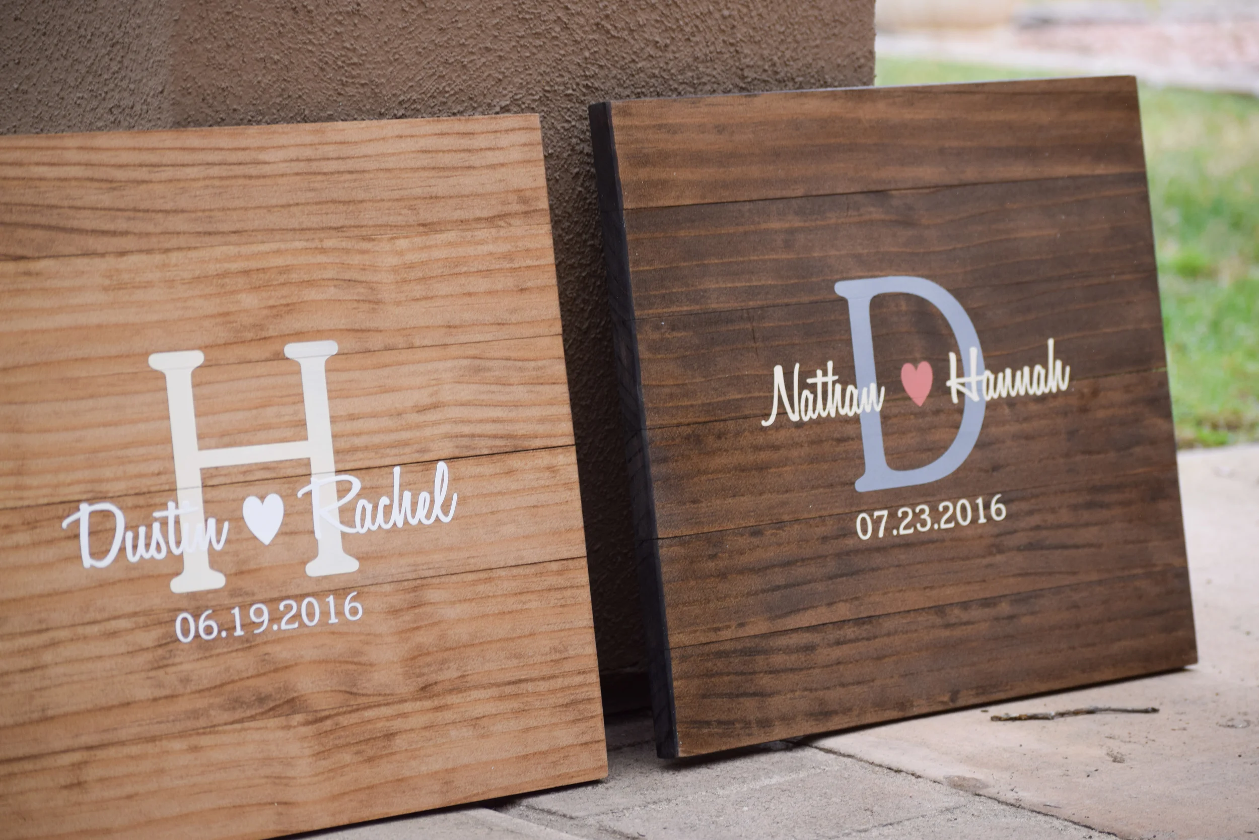 Rustic Wooden Guest Book Alternative by The Rustic Earth