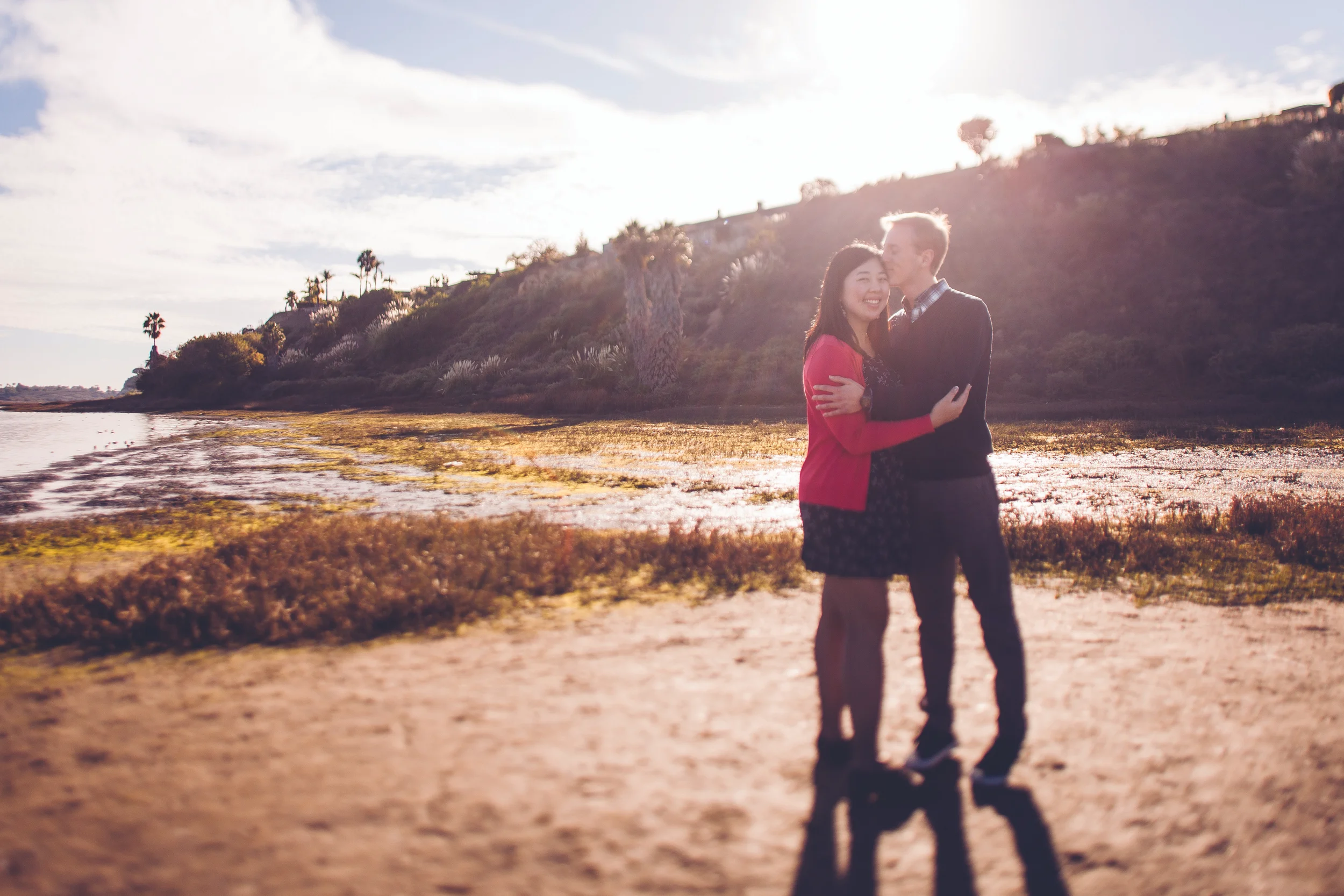 newport beach engagement photos - The Back Bay, Newport Dunes Marina, and Castaways Park