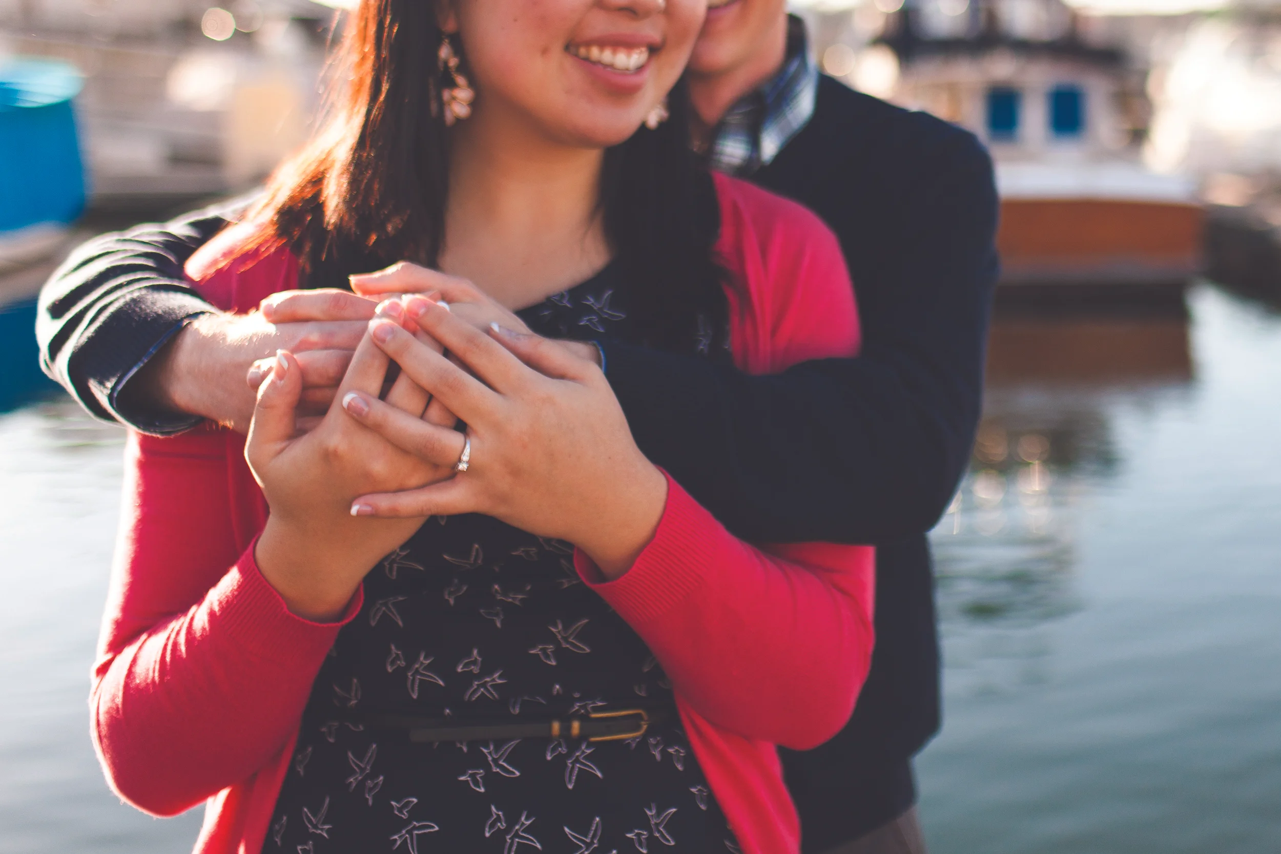 newport beach engagement photos - The Back Bay, Newport Dunes Marina, and Castaways Park