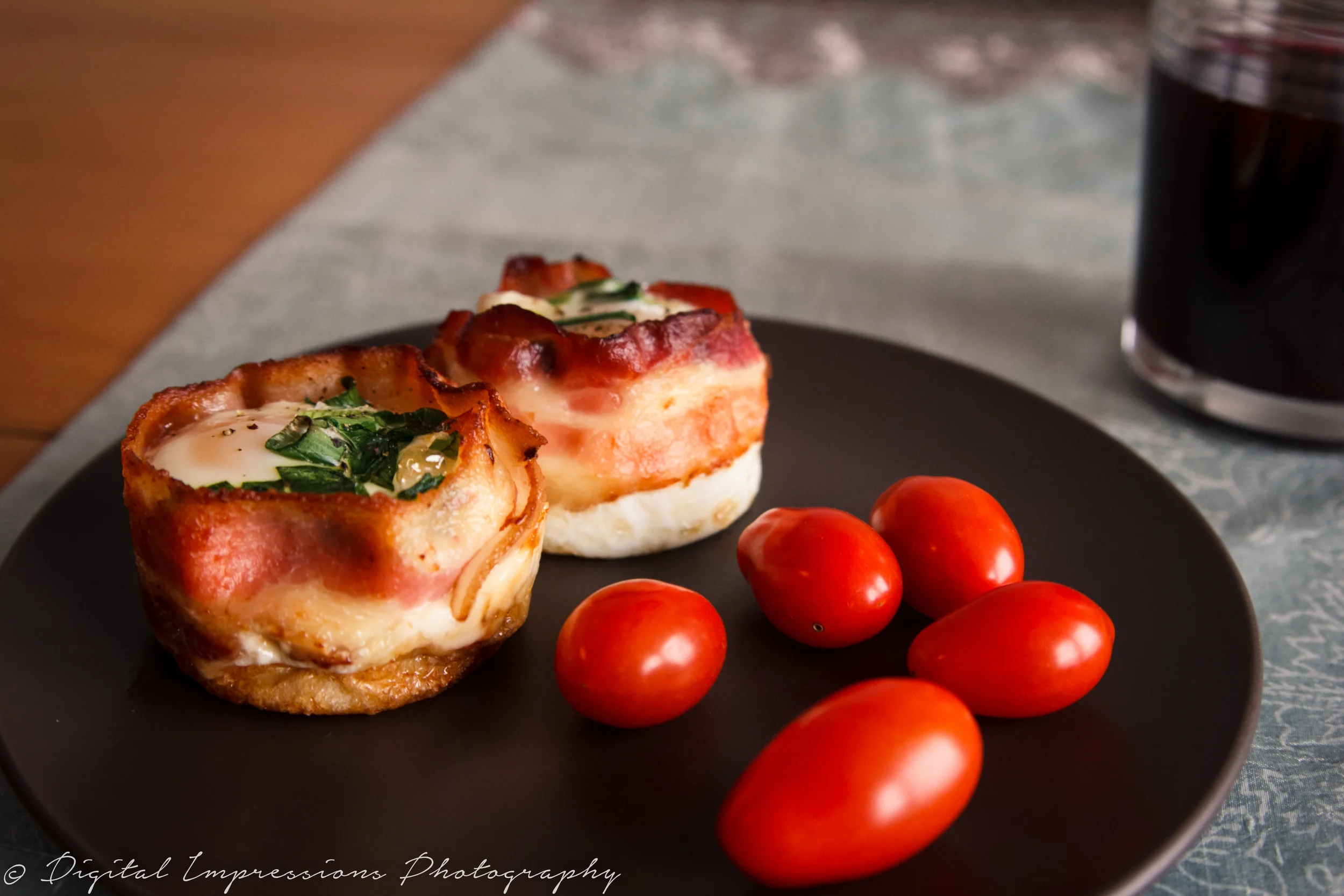 breakfast in bed egg muffin recipe -- date night ideas